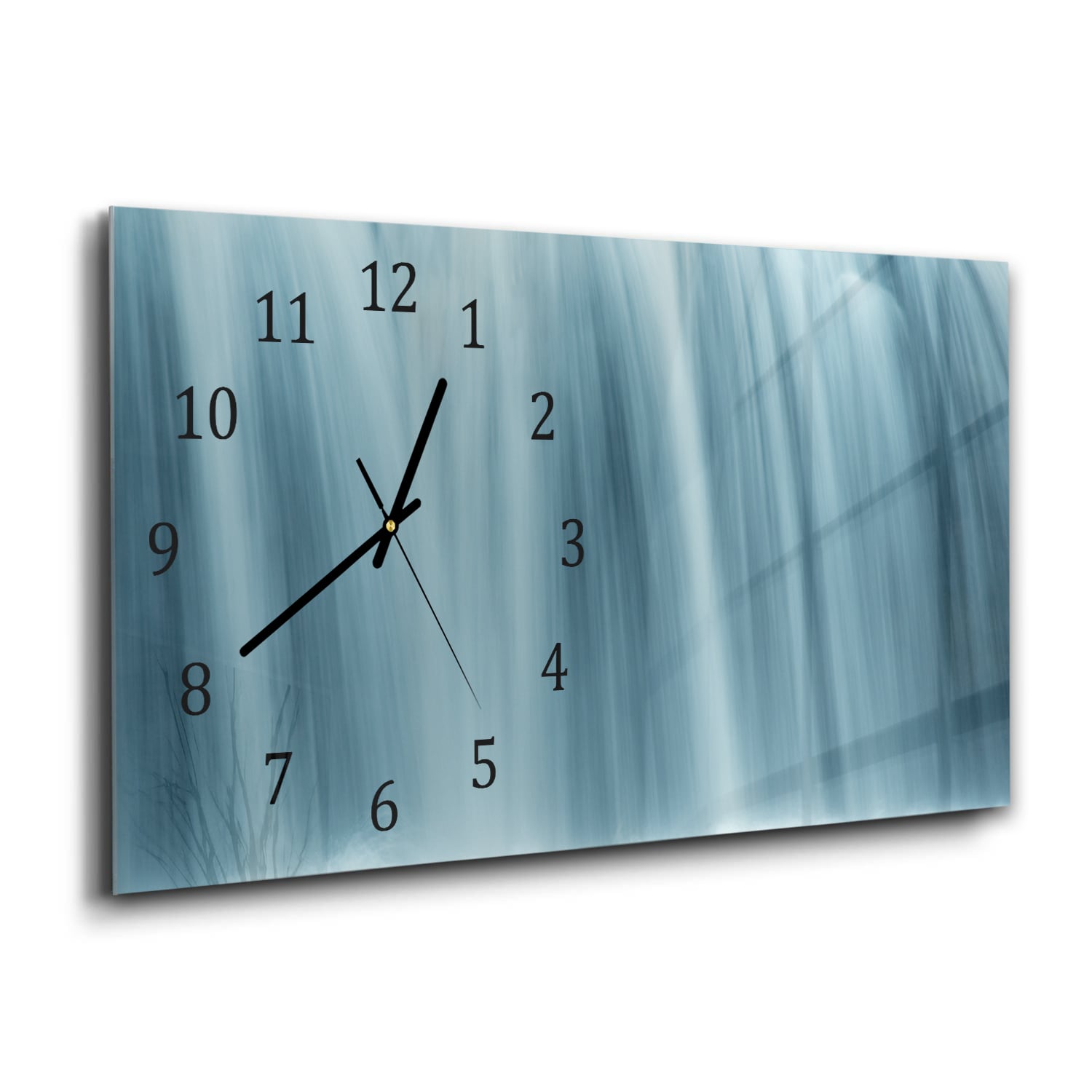 Wanduhr 60x30 - Wasserfall