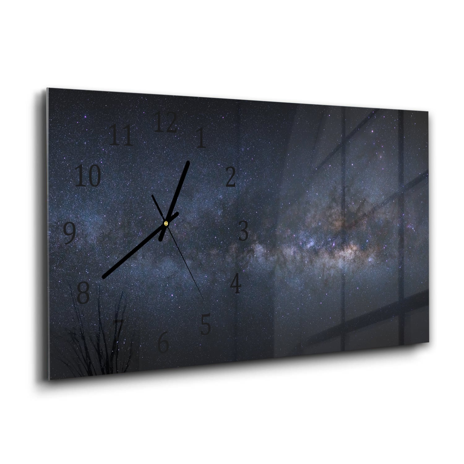 Wanduhr 60x30 - Die Milchstraße