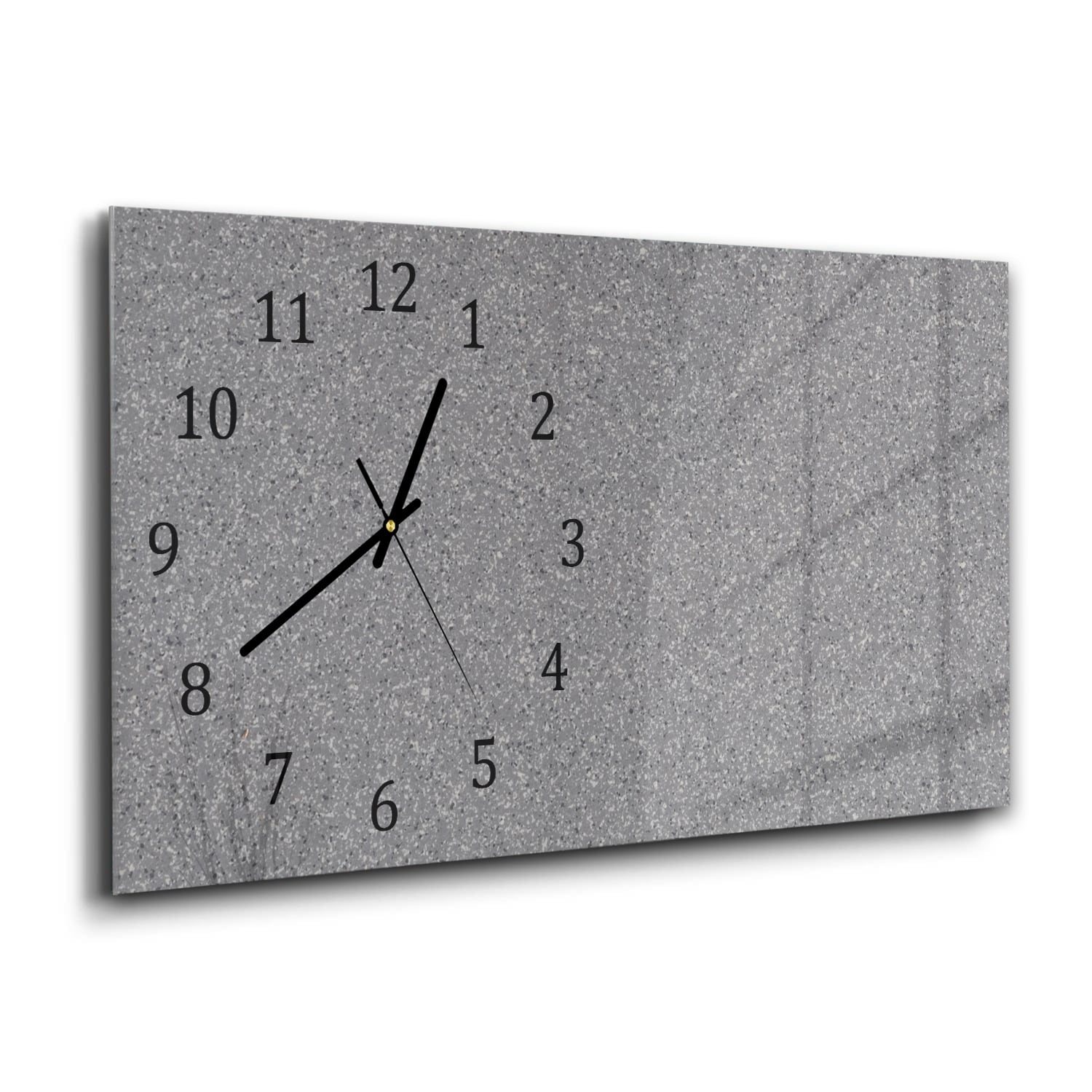 Wanduhr 60x30 - Grauer Granit