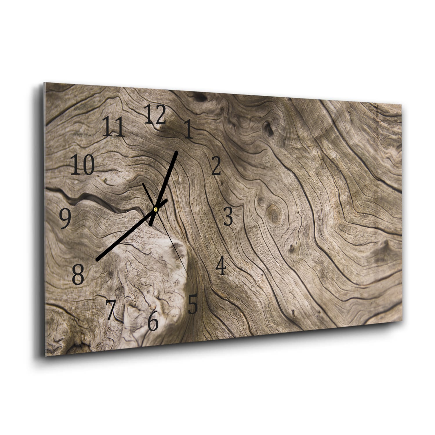 Wanduhr 60x30 - Treibholz