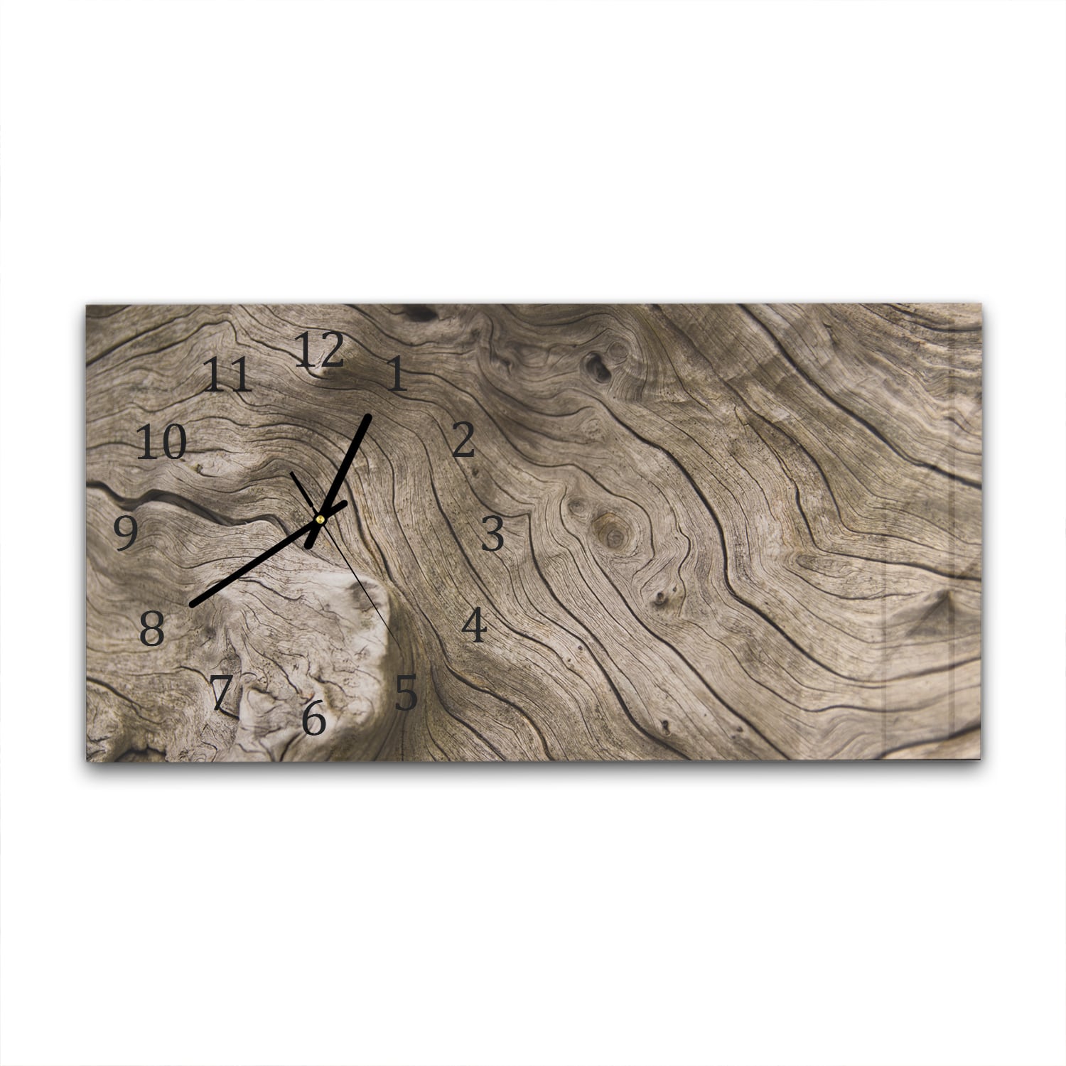 Wanduhr 60x30 - Treibholz