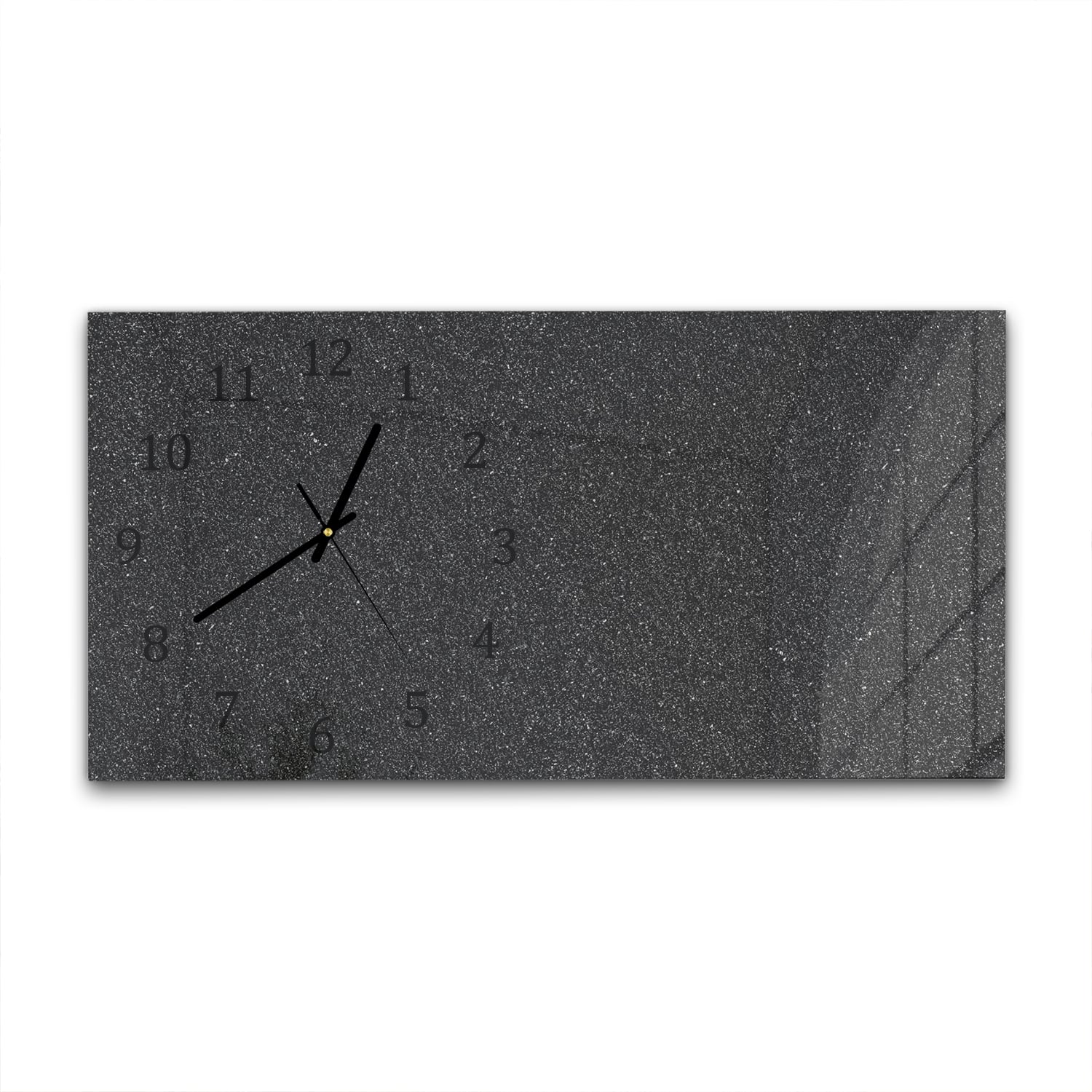 Wanduhr 60x30 - Asphalt-Textur