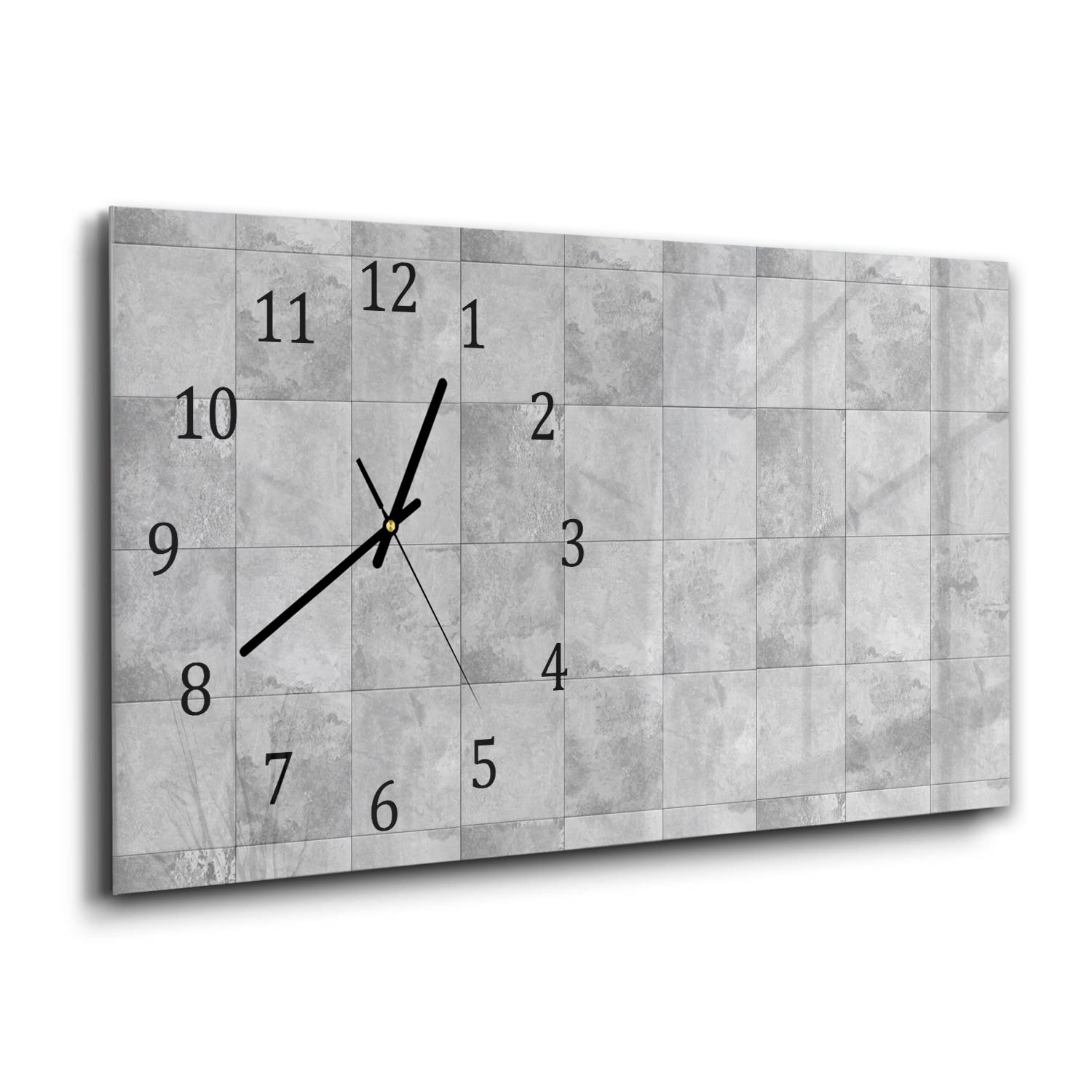 Wanduhr 60x30 - Steinfliesen