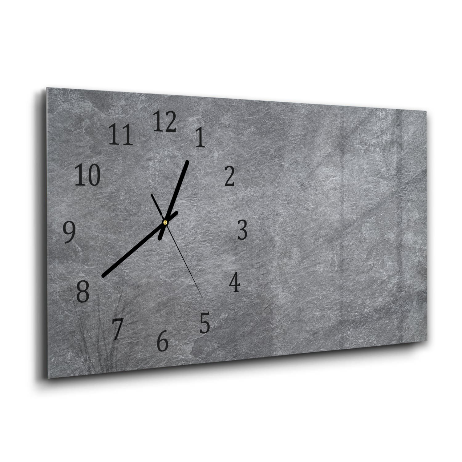 Wanduhr 60x30 - Natürlicher grauer Granit