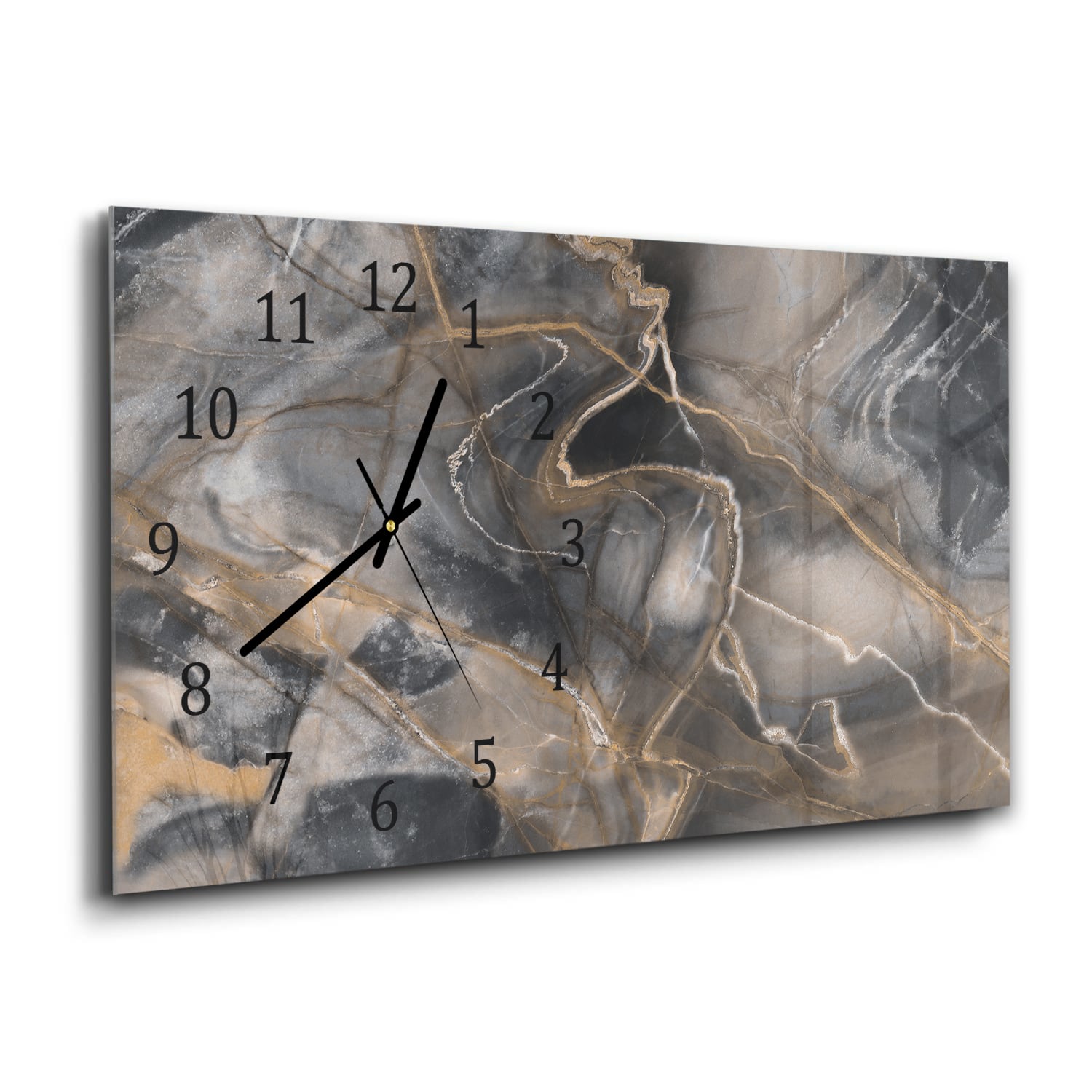 Wanduhr 60x30 - Antiker Marmor