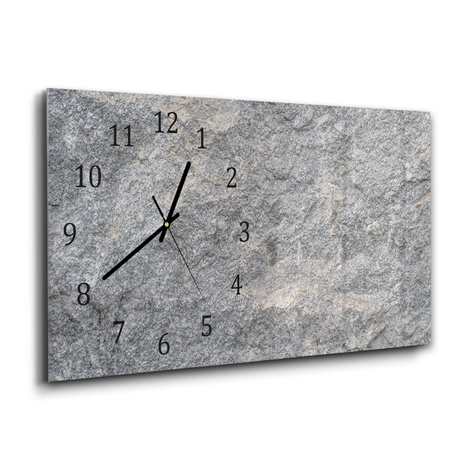 Wanduhr 60x30 - Granit-Steintextur