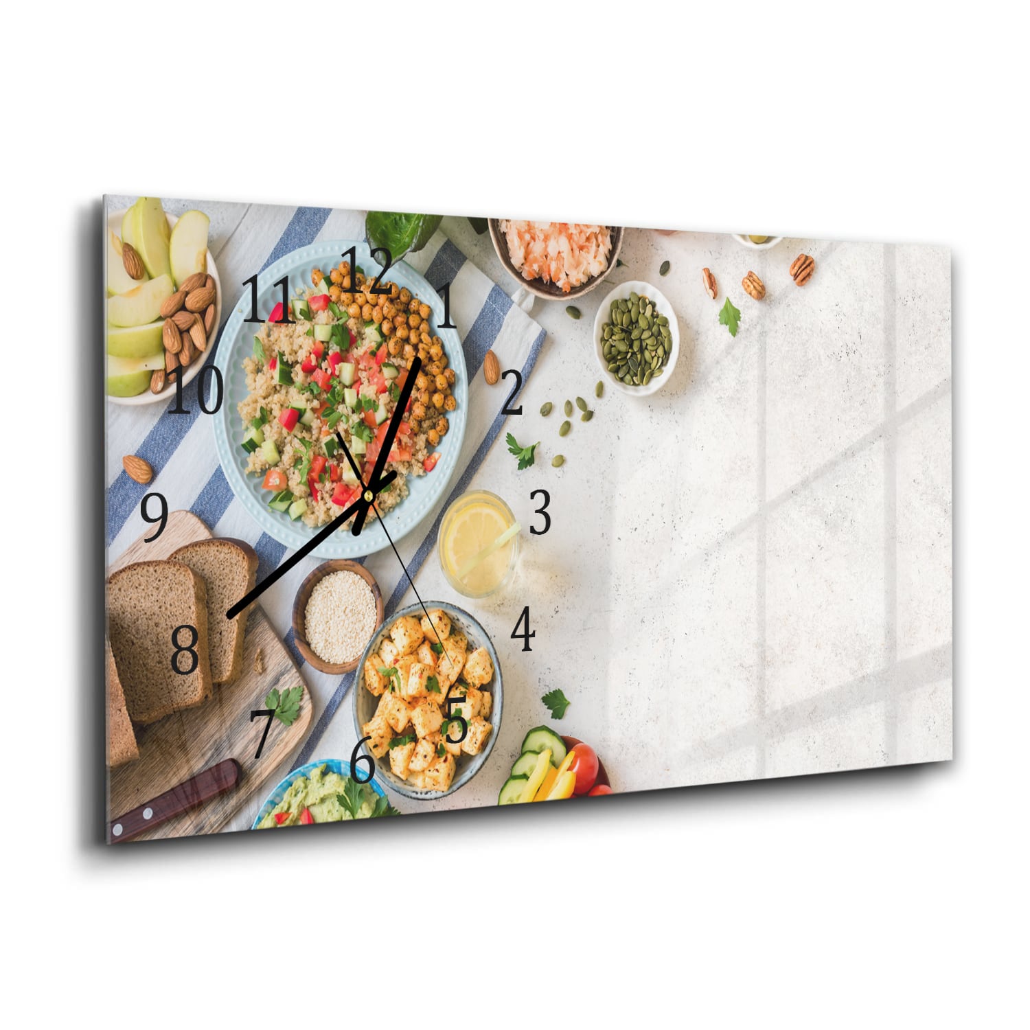 Wanduhr 60x30 - Frische Aromen