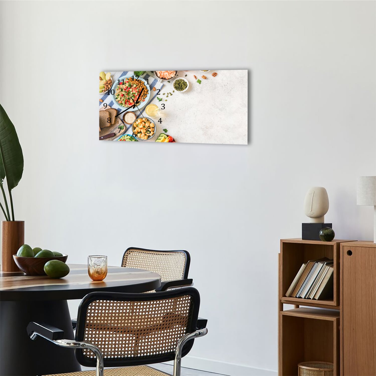 Wanduhr 60x30 - Frische Aromen