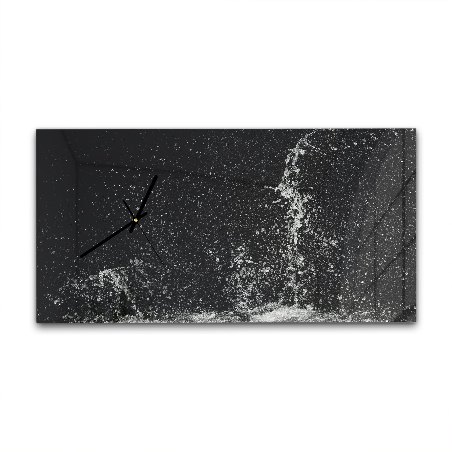 Wanduhr 60x30 - Splash