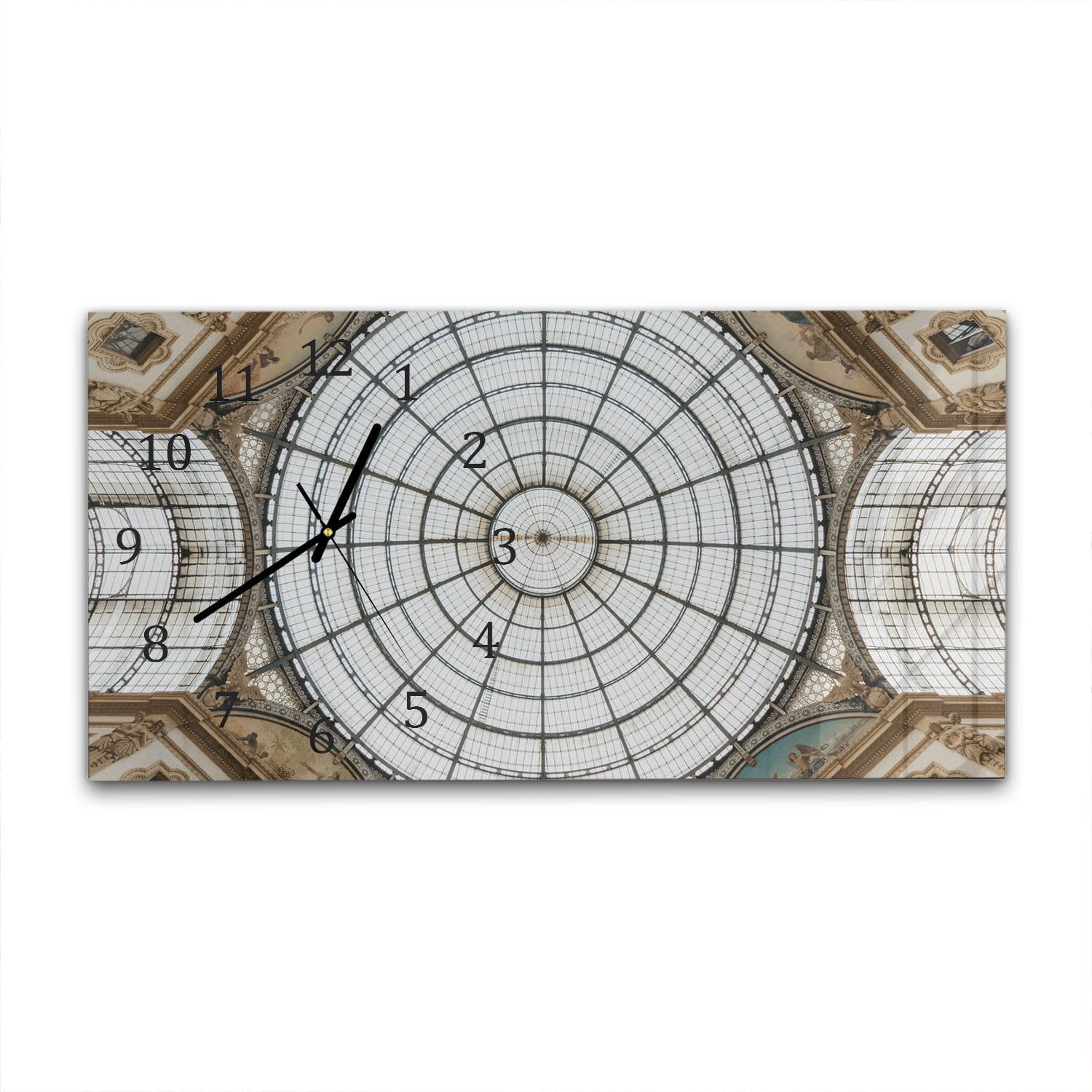 Wanduhr 60x30 - Historische Architektur