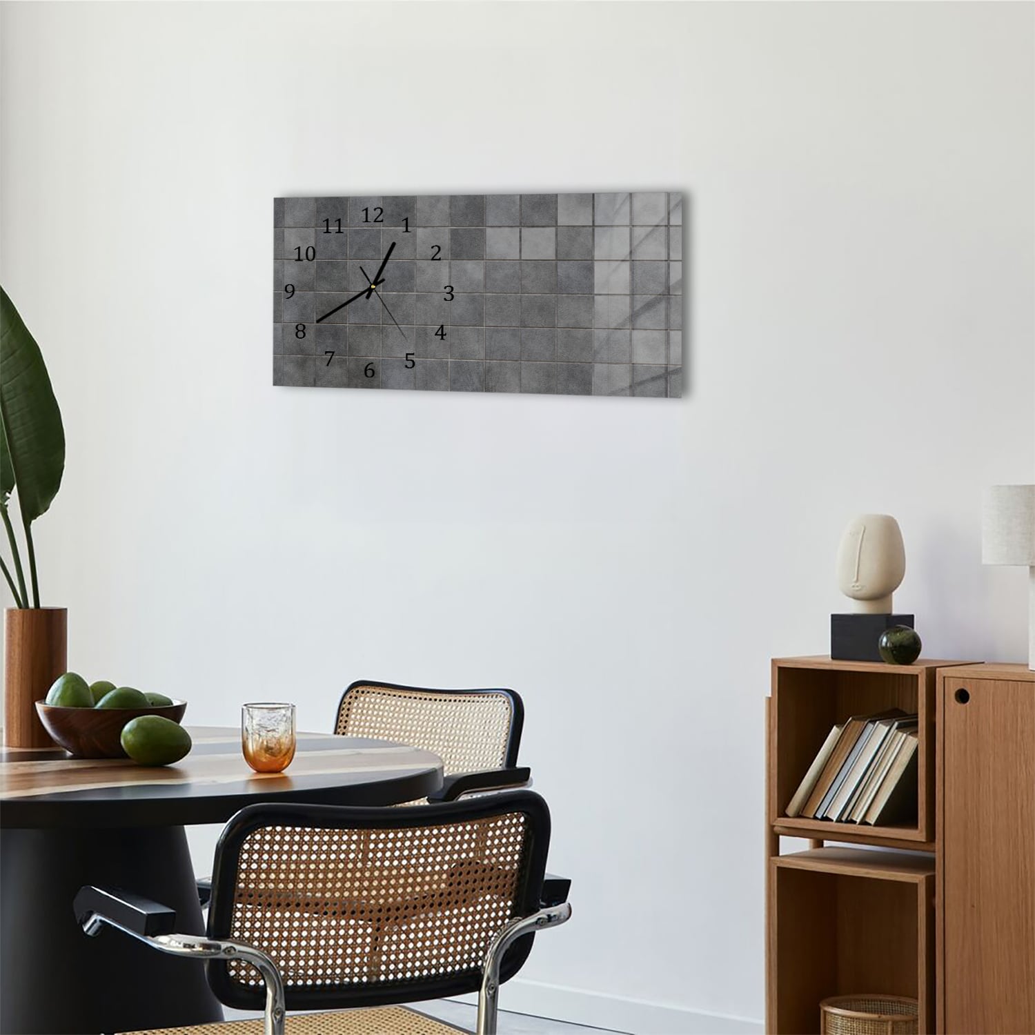 Wanduhr 60x30 - Keramikfliesen