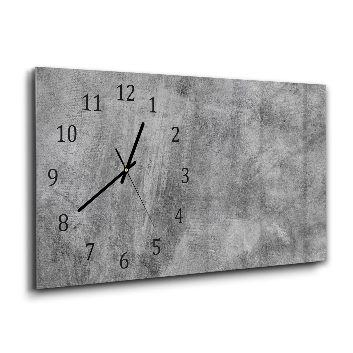 Wanduhr 60x30 - Graue Wand