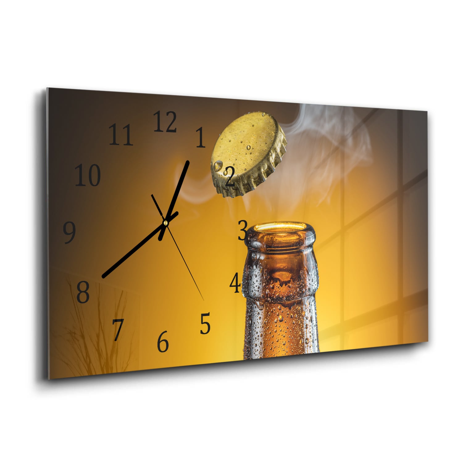 Wanduhr 60x30 - Bierdeckel