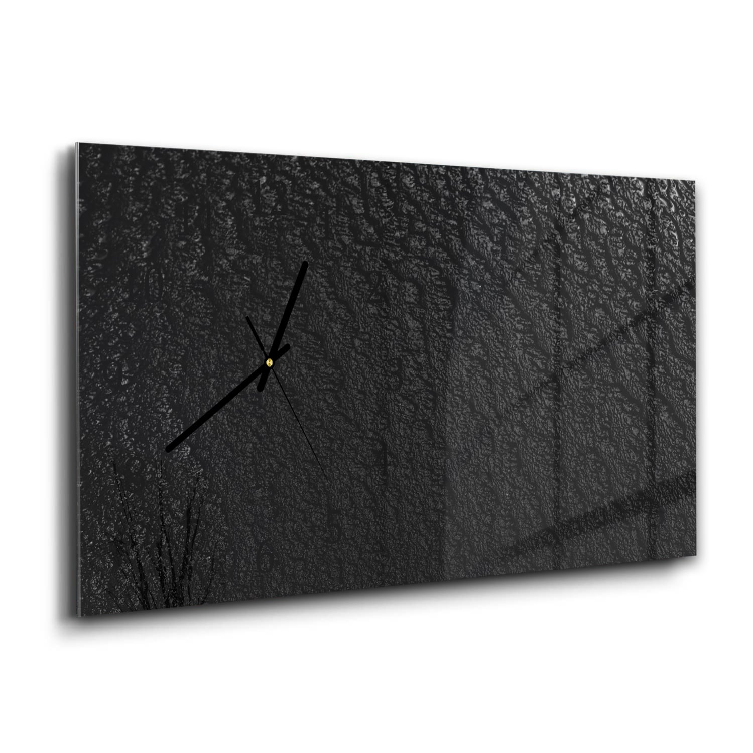 Wanduhr 60x30 - Dunkler nasser Sand