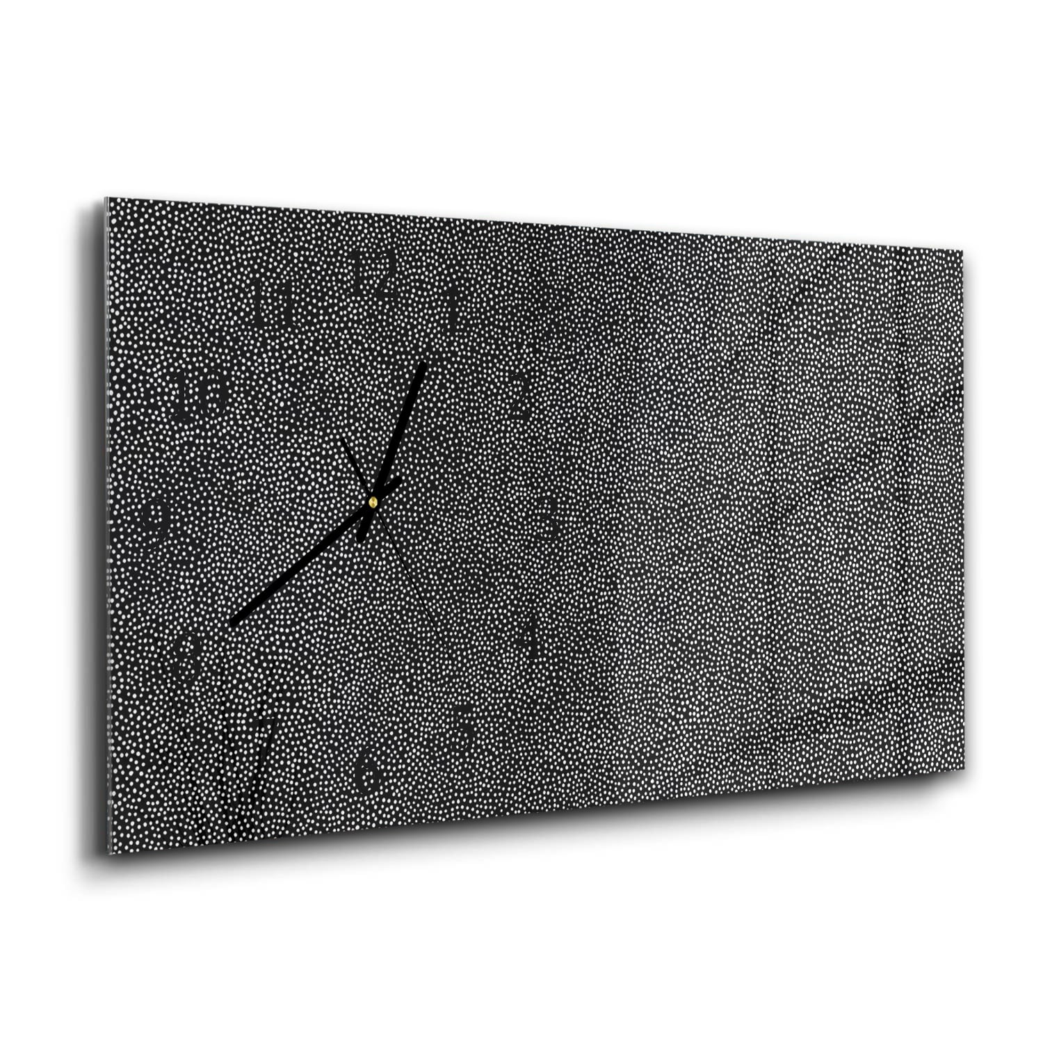 Wanduhr 60x30 - Punkt-Textur