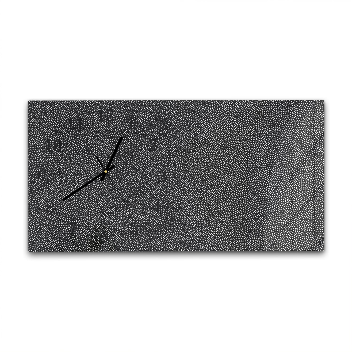 Wanduhr 60x30 - Punkt-Textur