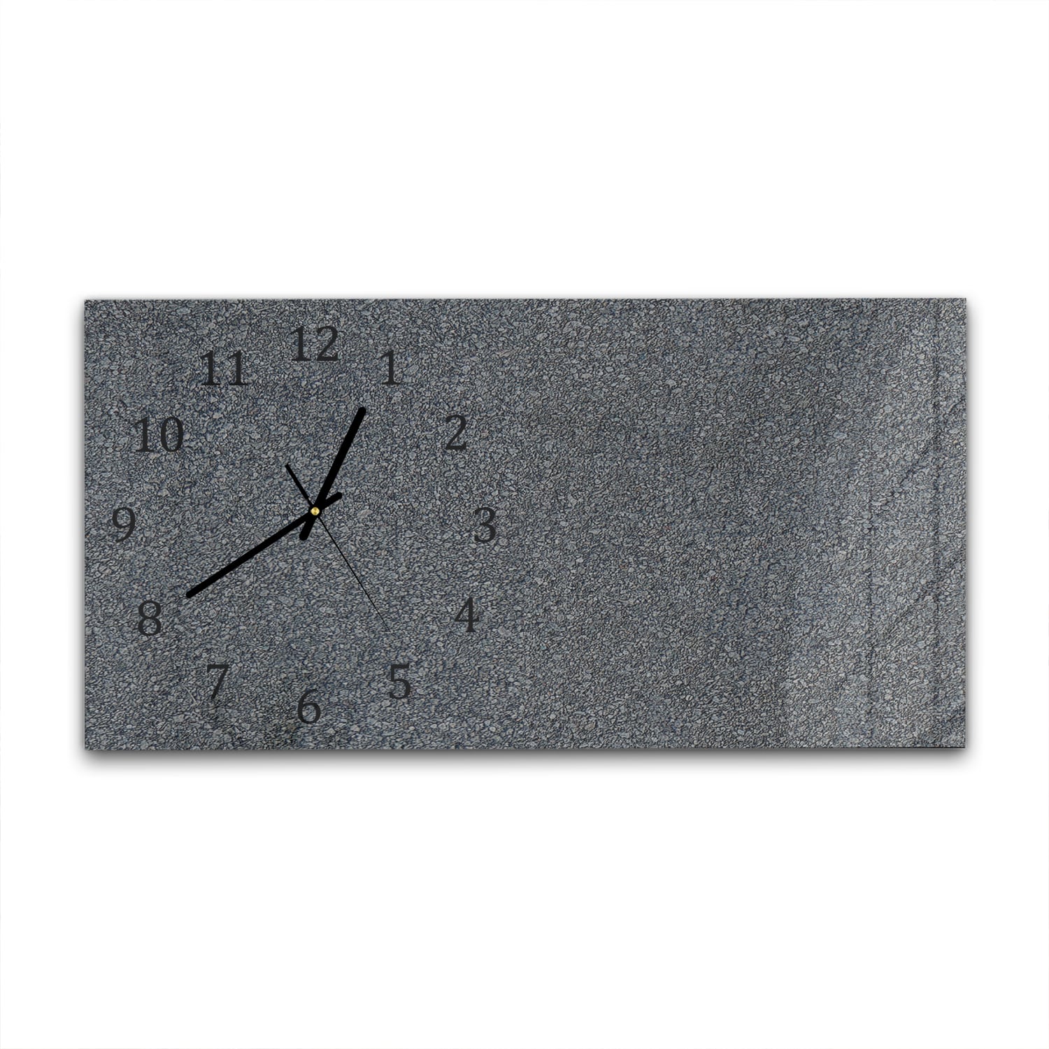 Wanduhr 60x30 - Feine Kopfsteinpflaster