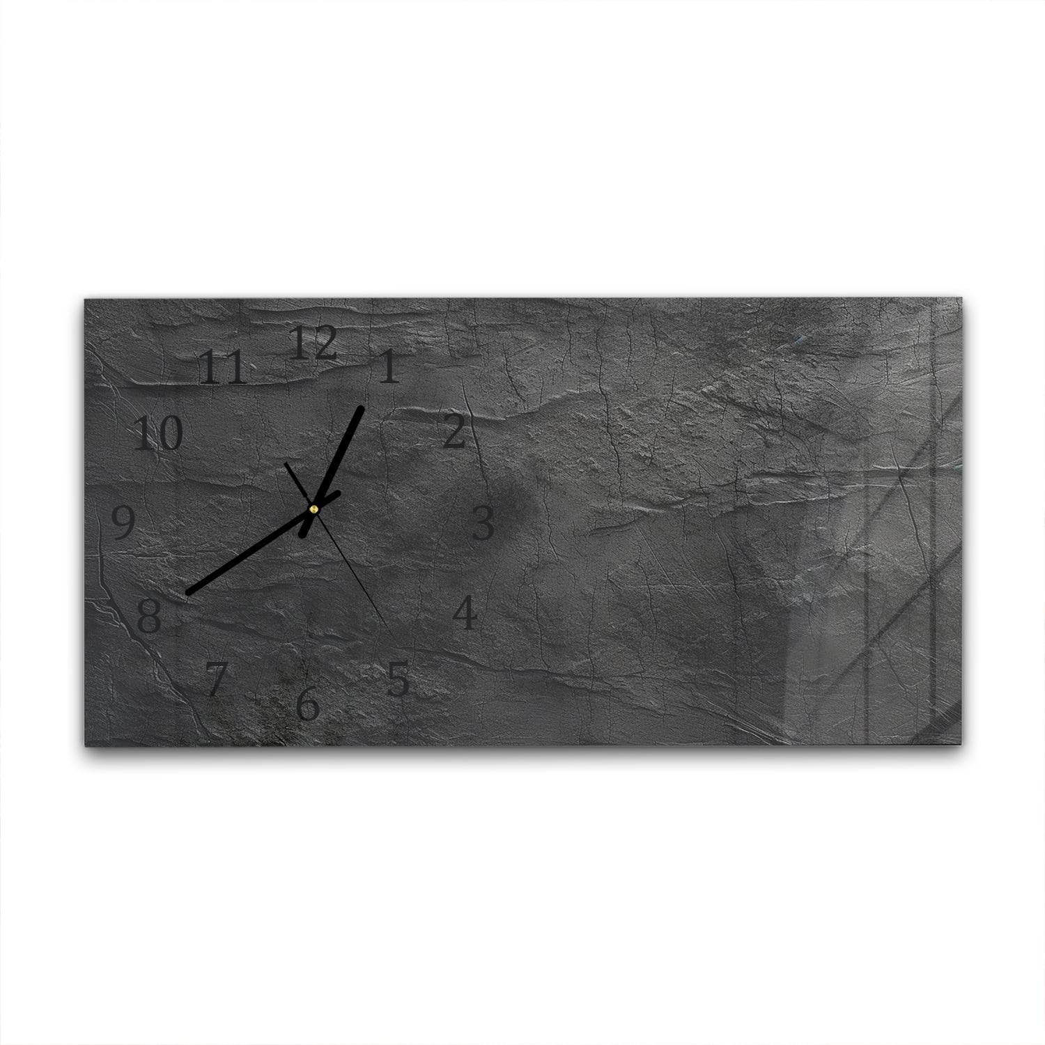 Wanduhr 60x30 - Zerbrochene Wand