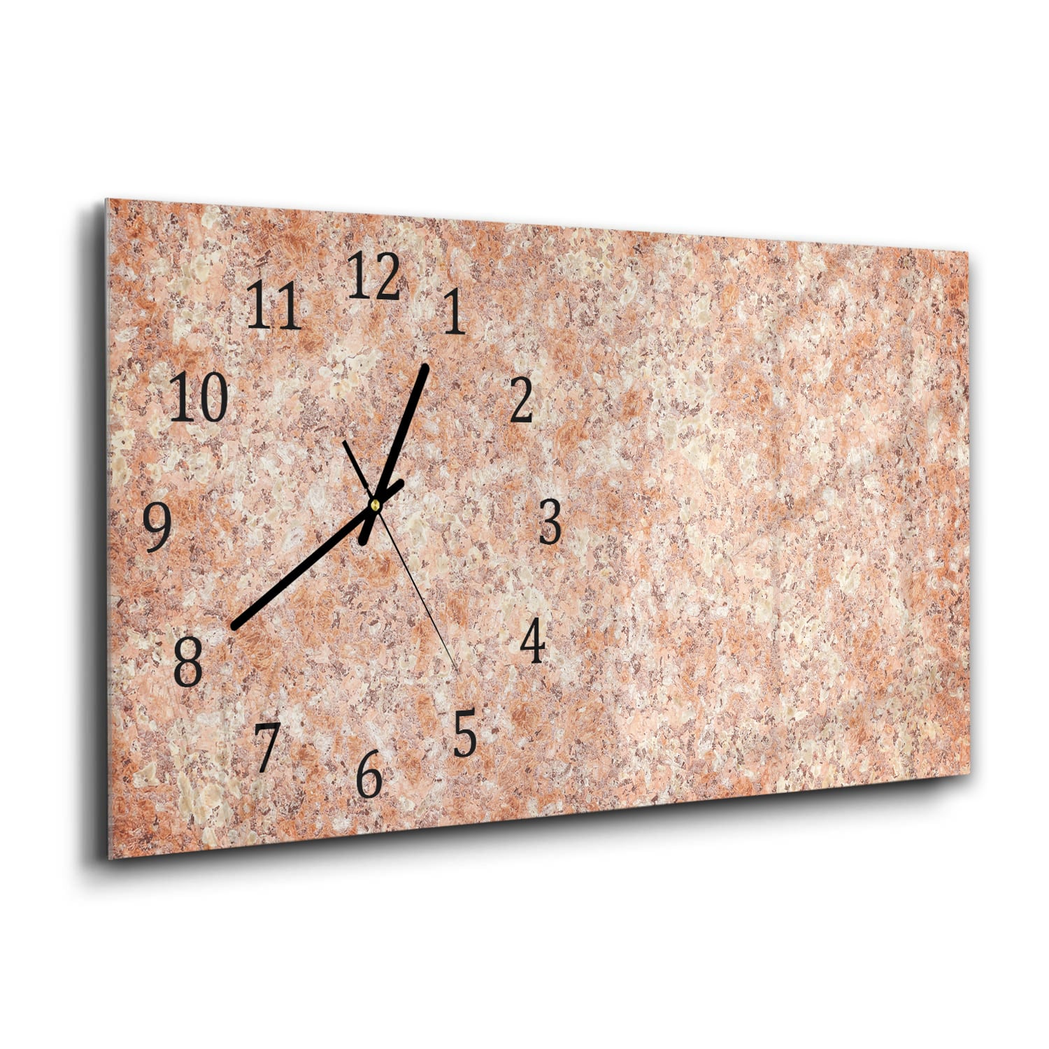 Wanduhr 60x30 - Gelber Granit