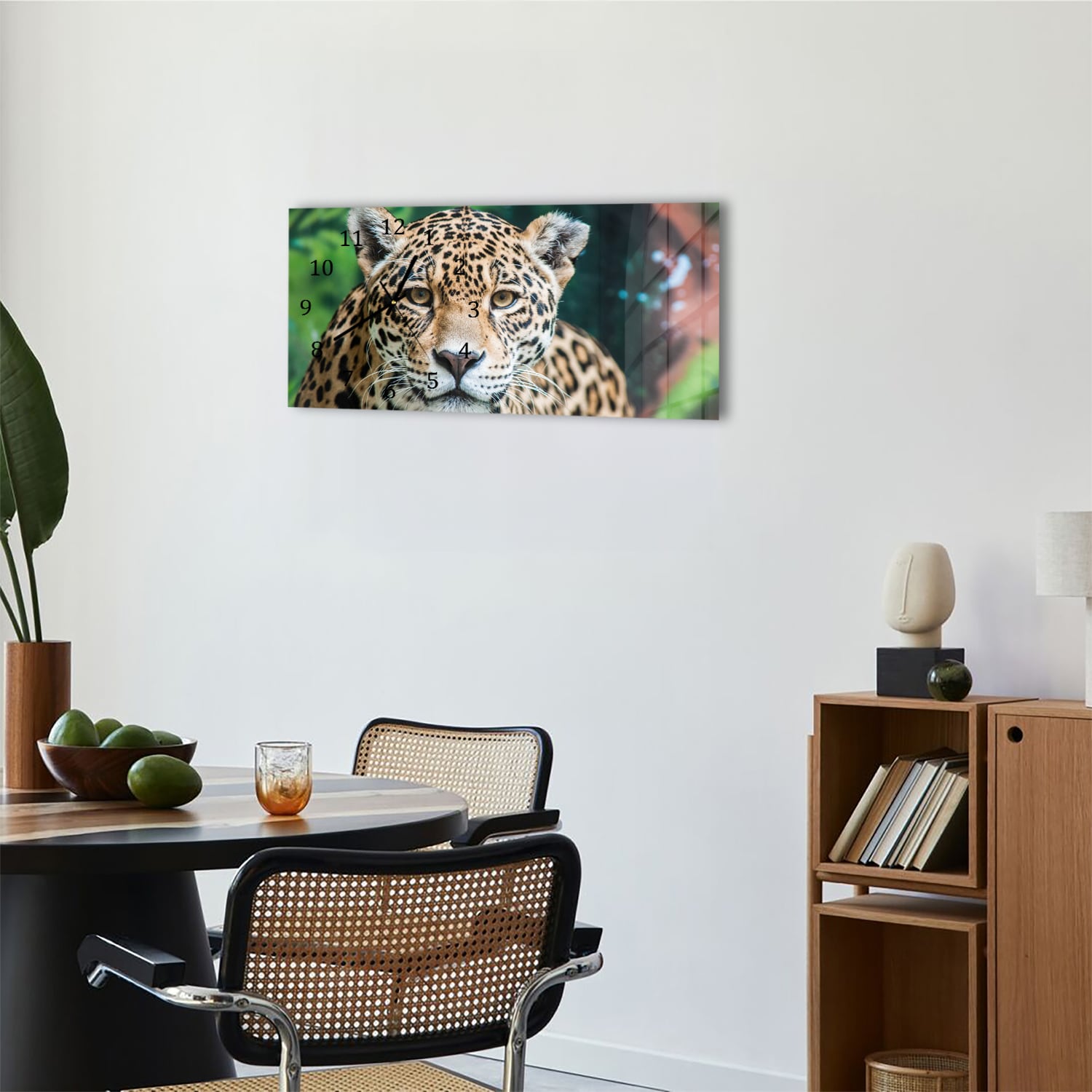 Wanduhr 60x30 - Jaguar