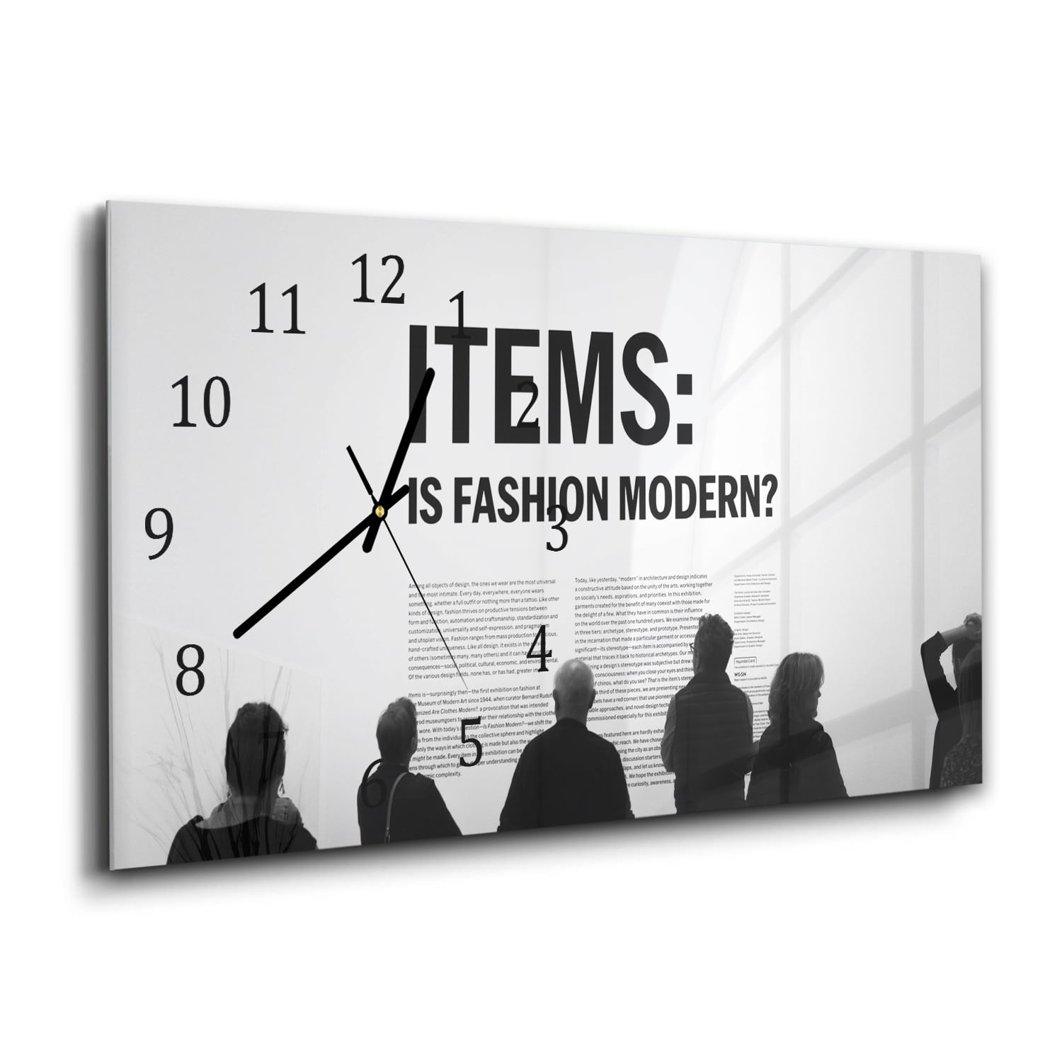 Wanduhr 60x30 - Is Fashion Modern?