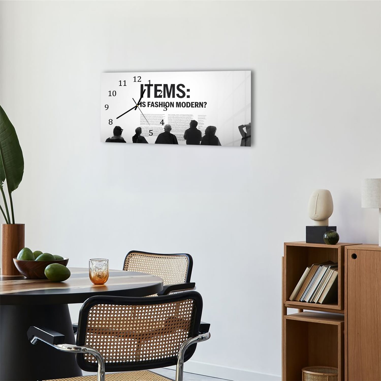 Wanduhr 60x30 - Is Fashion Modern?