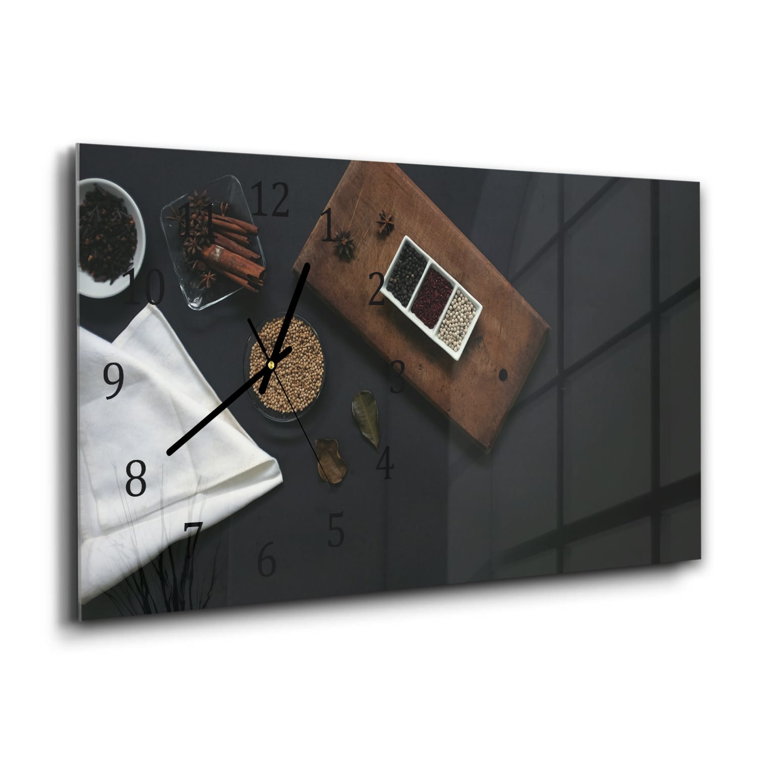Wanduhr 60x30 - Geschmackvolle Komposition
