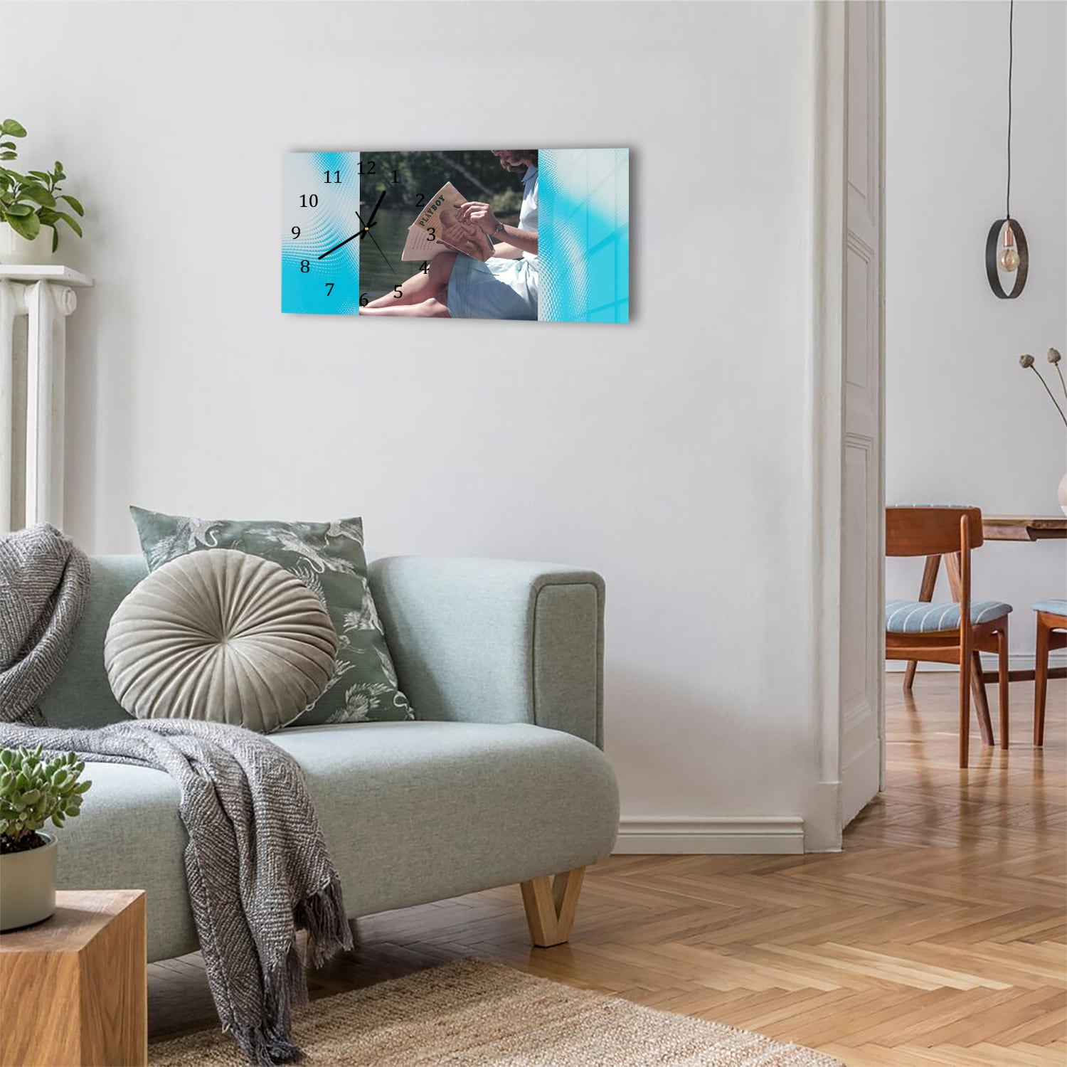 Wanduhr 60x30 - Playboy