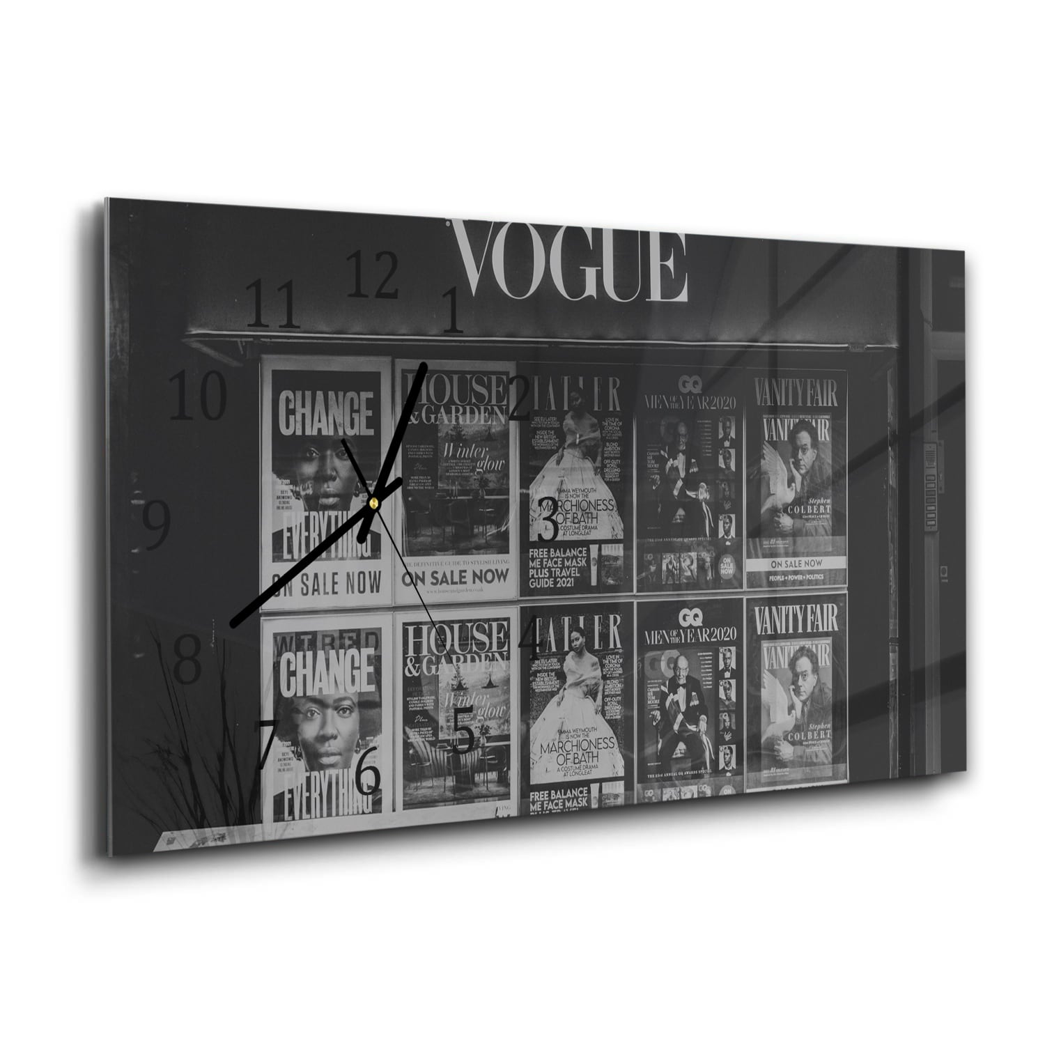 Wanduhr 60x30 - Vogue
