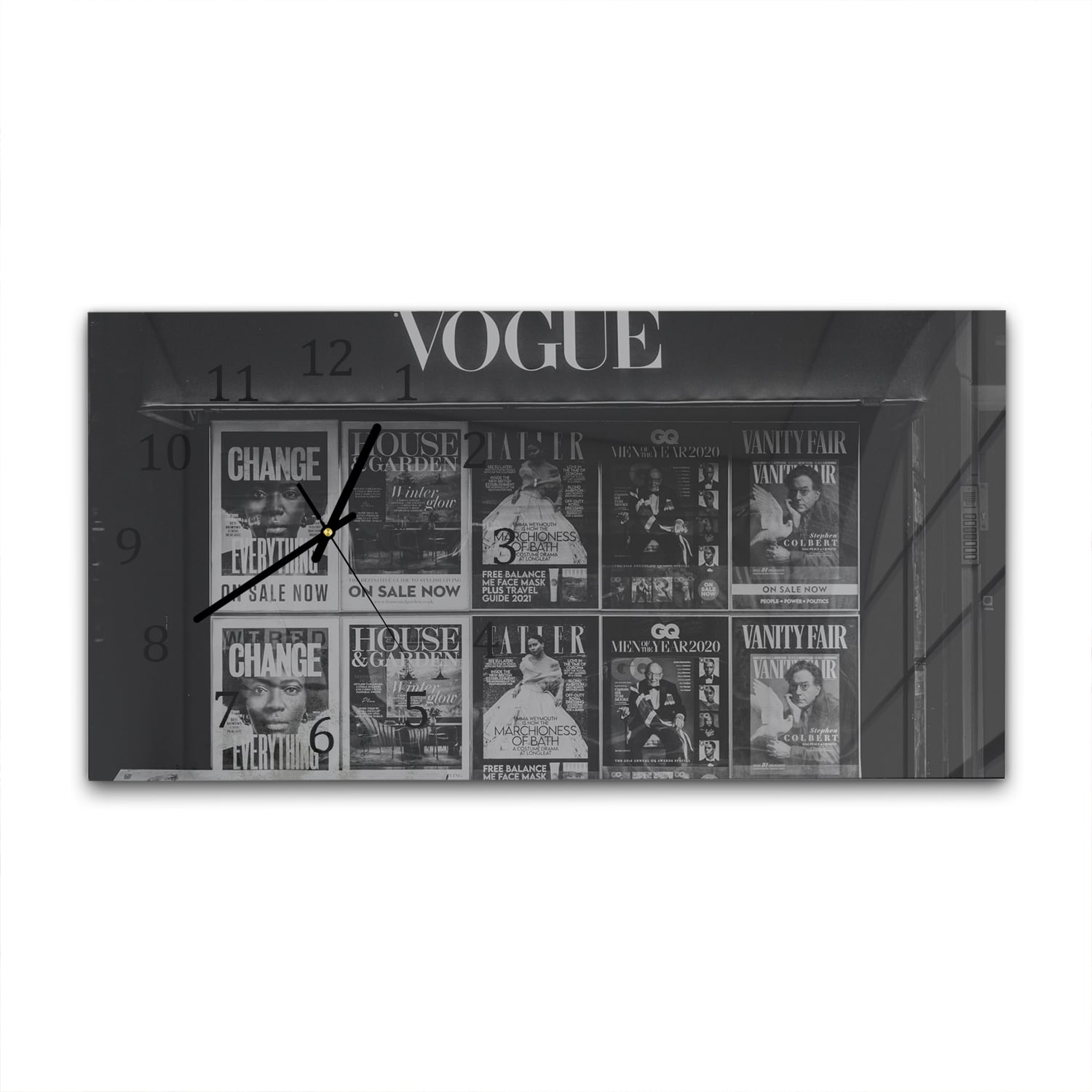 Wanduhr 60x30 - Vogue