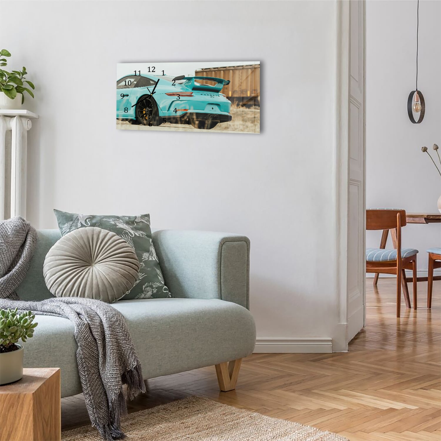 Wanduhr 60x30 - Porsche GT3