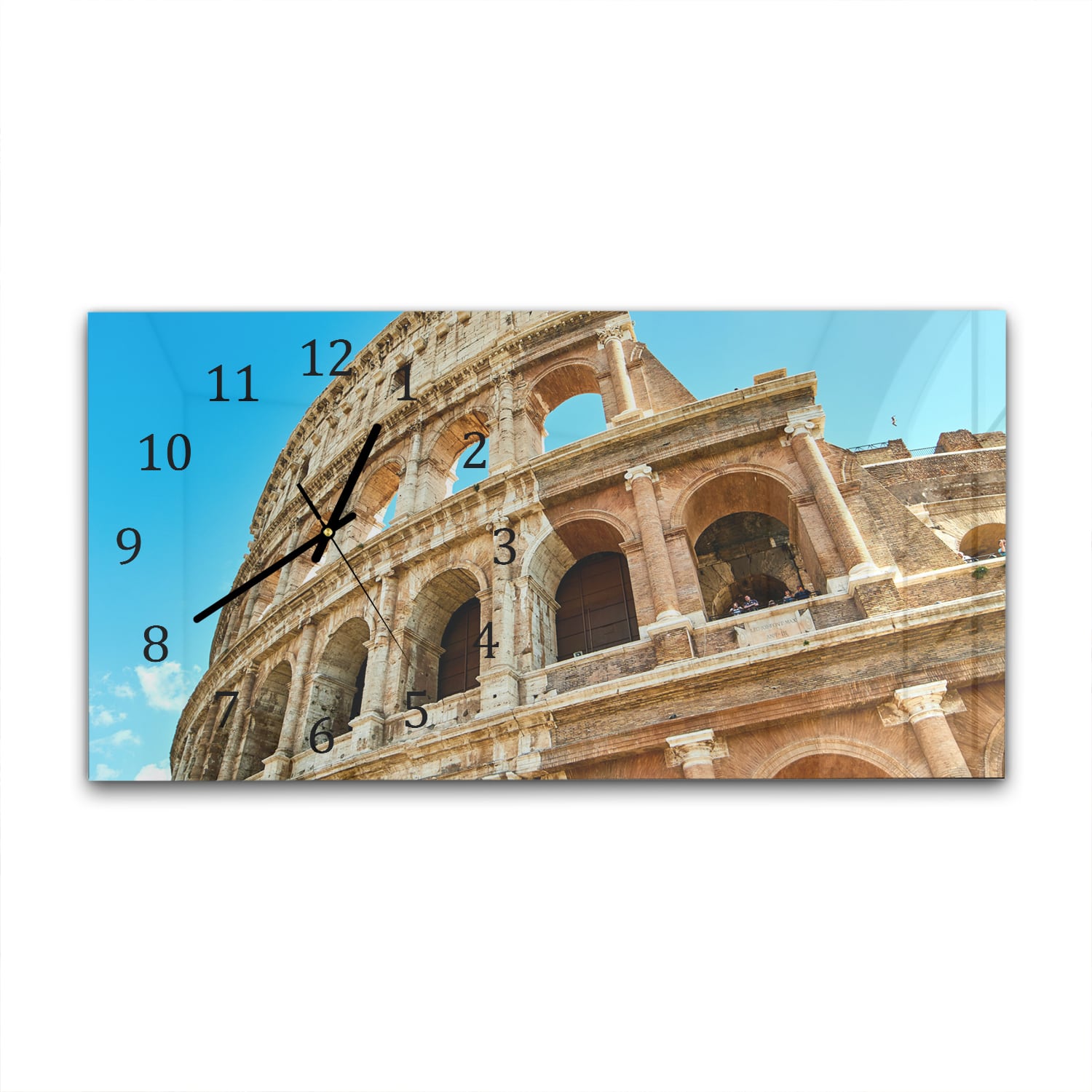 Wanduhr 60x30 - Kolosseum