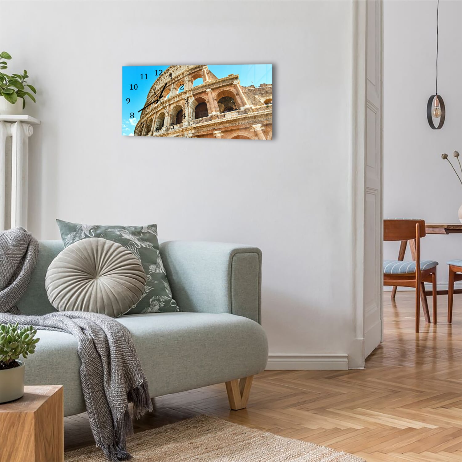 Wanduhr 60x30 - Kolosseum