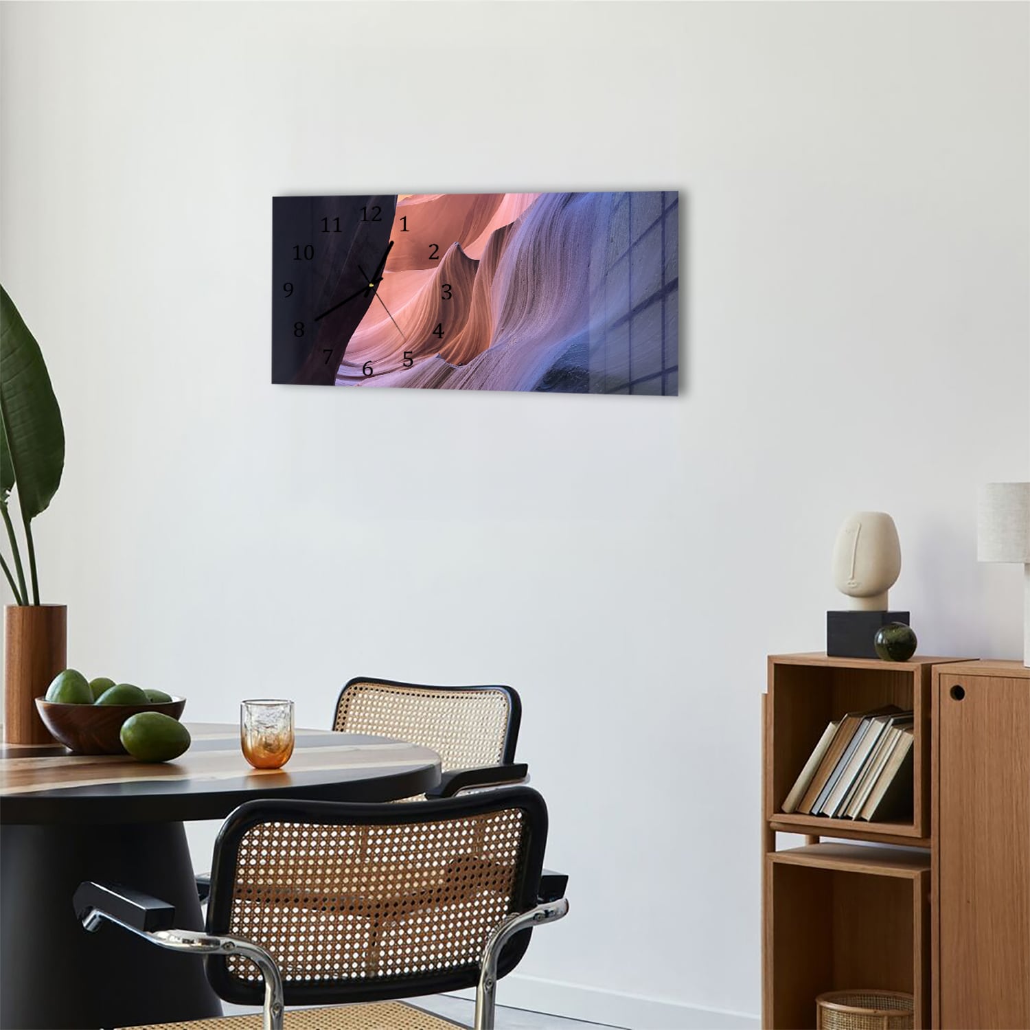 Wanduhr 60x30 - Antelope Canyon