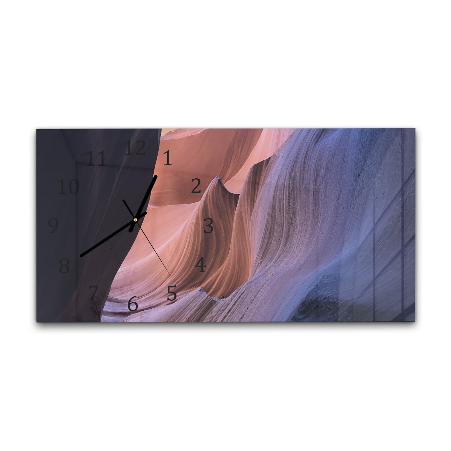 Wanduhr 60x30 - Antelope Canyon
