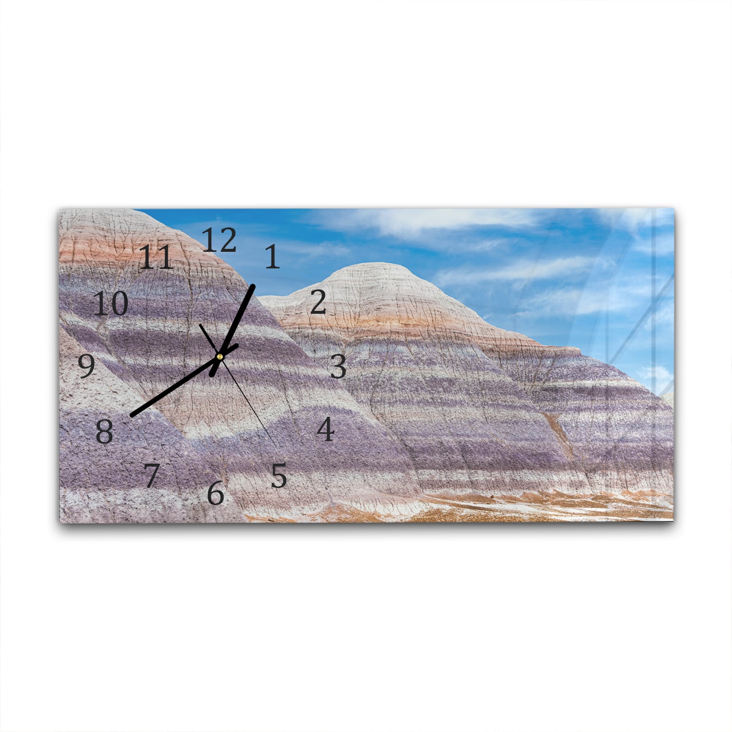 Wanduhr 60x30 - Yellowstone-Nationalpark