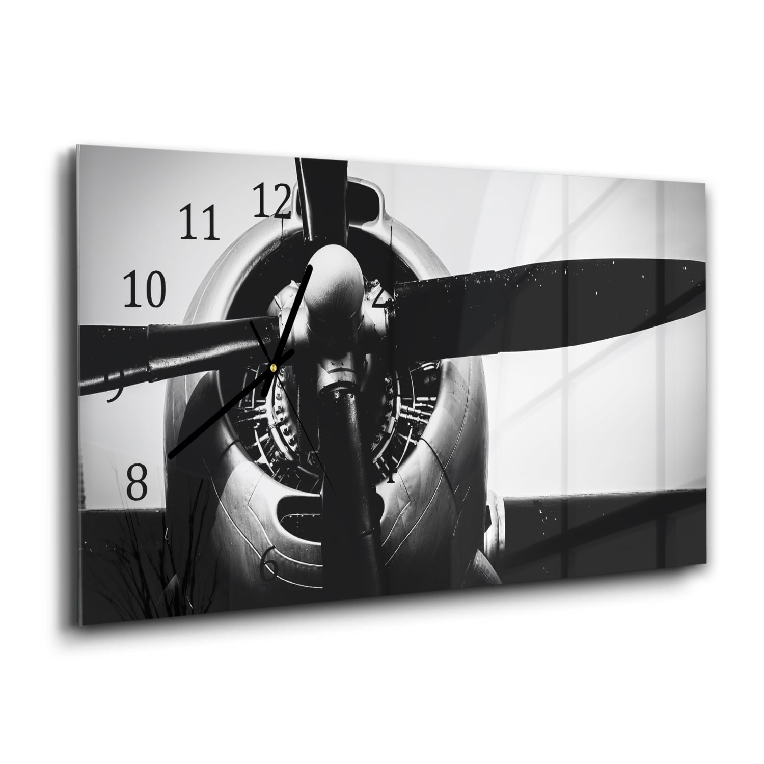 Wanduhr 60x30 - Radialmotor