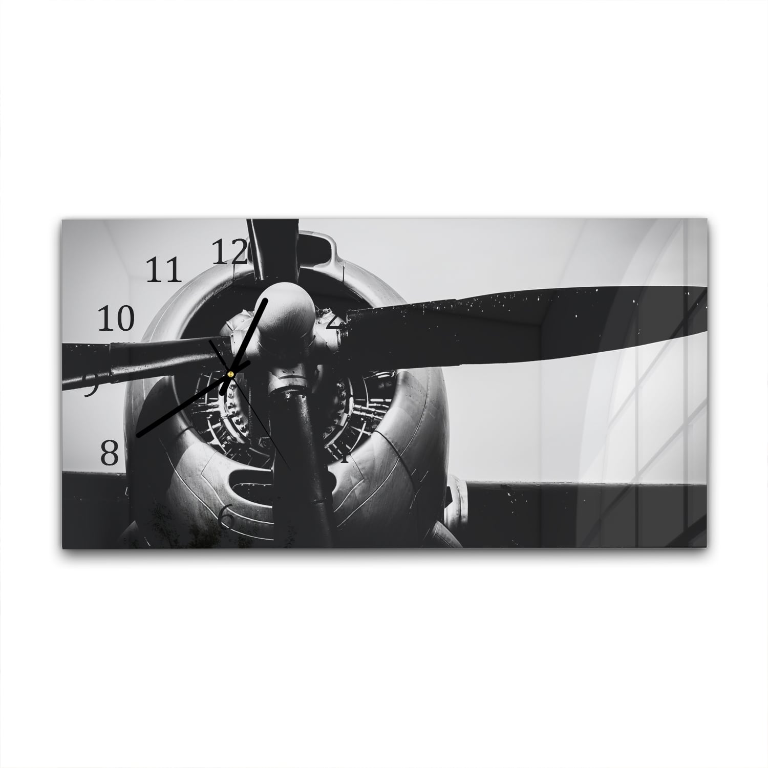 Wanduhr 60x30 - Radialmotor