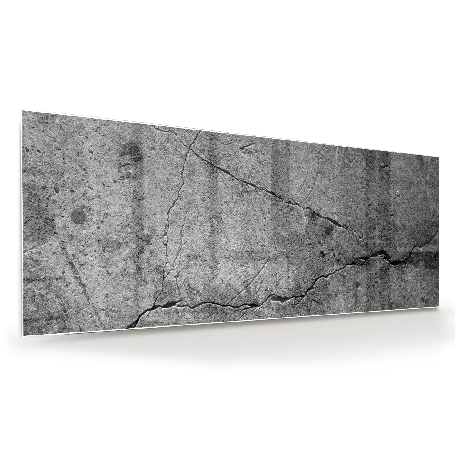 Elegantes Glasbild mit abstrakter Struktur – Glasbild aus Sicherheitsglas, Größe 60x60