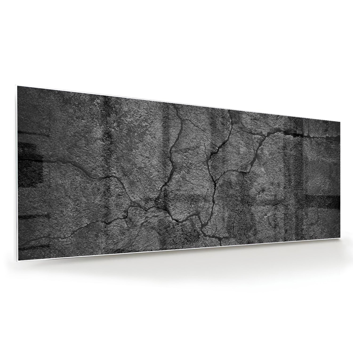 Modernes Glasbild mit abstrakter Struktur – Glasbild aus Sicherheitsglas, Größe 60x60
