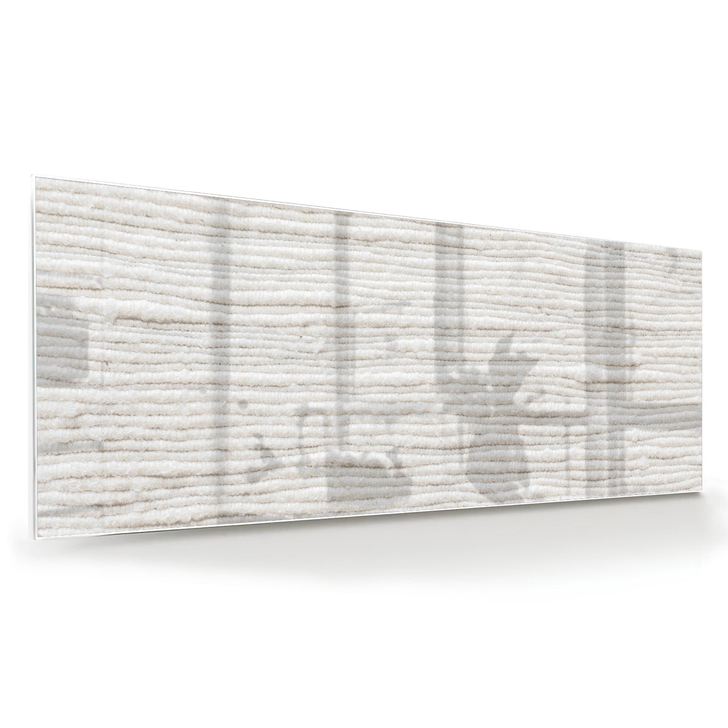 Elegantes Glasbild mit natürlichen Linien – Glasbild aus Sicherheitsglas, Größe 60x60