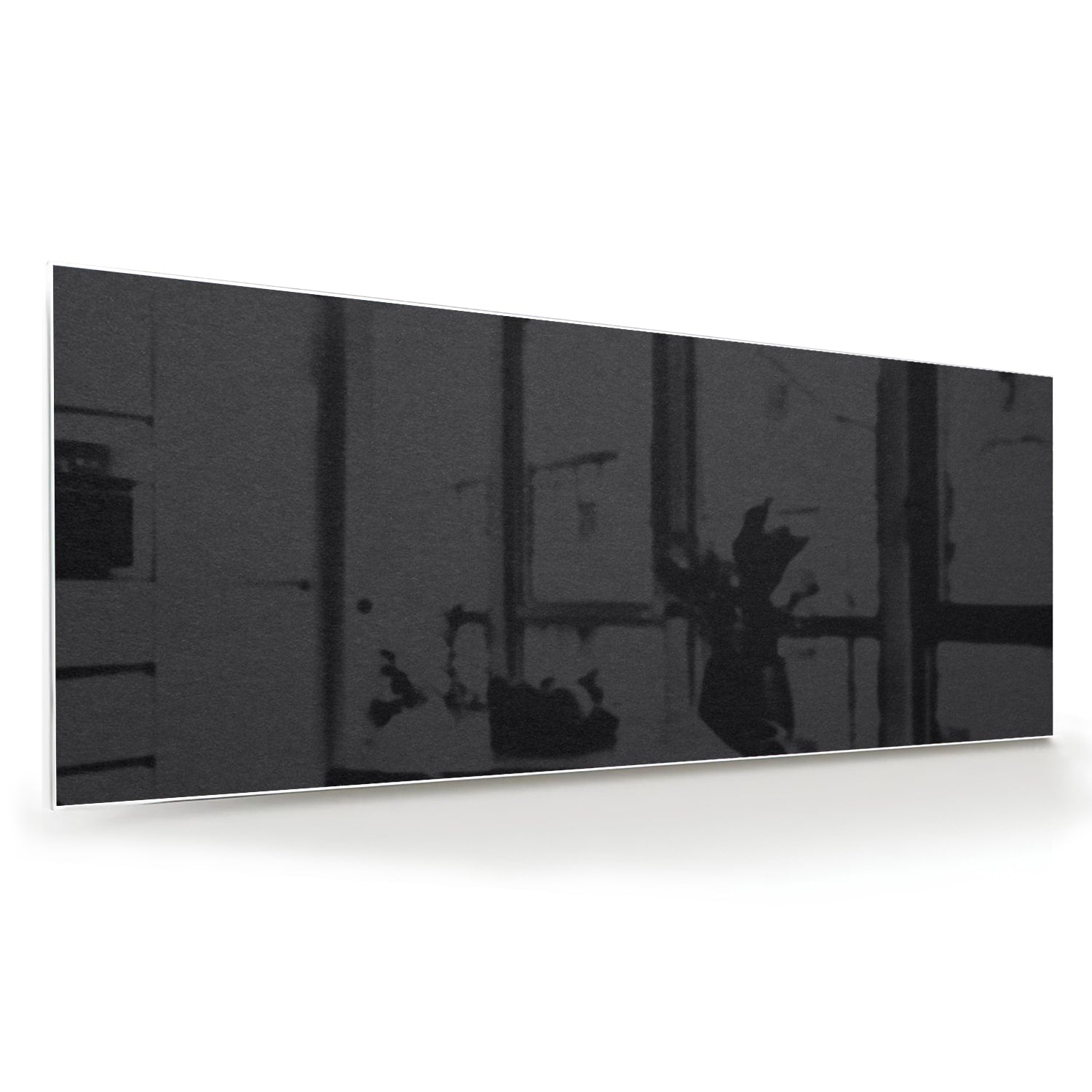 Elegantes Glasbild in einem modernen Interieur – Glasbild aus Sicherheitsglas, Größe 60x60