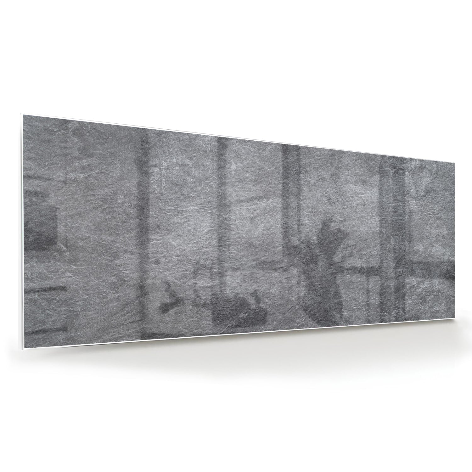 Modernes Glasbild in Grautönen für Ihr Interieur – Glasbild aus Sicherheitsglas, Größe 60x60