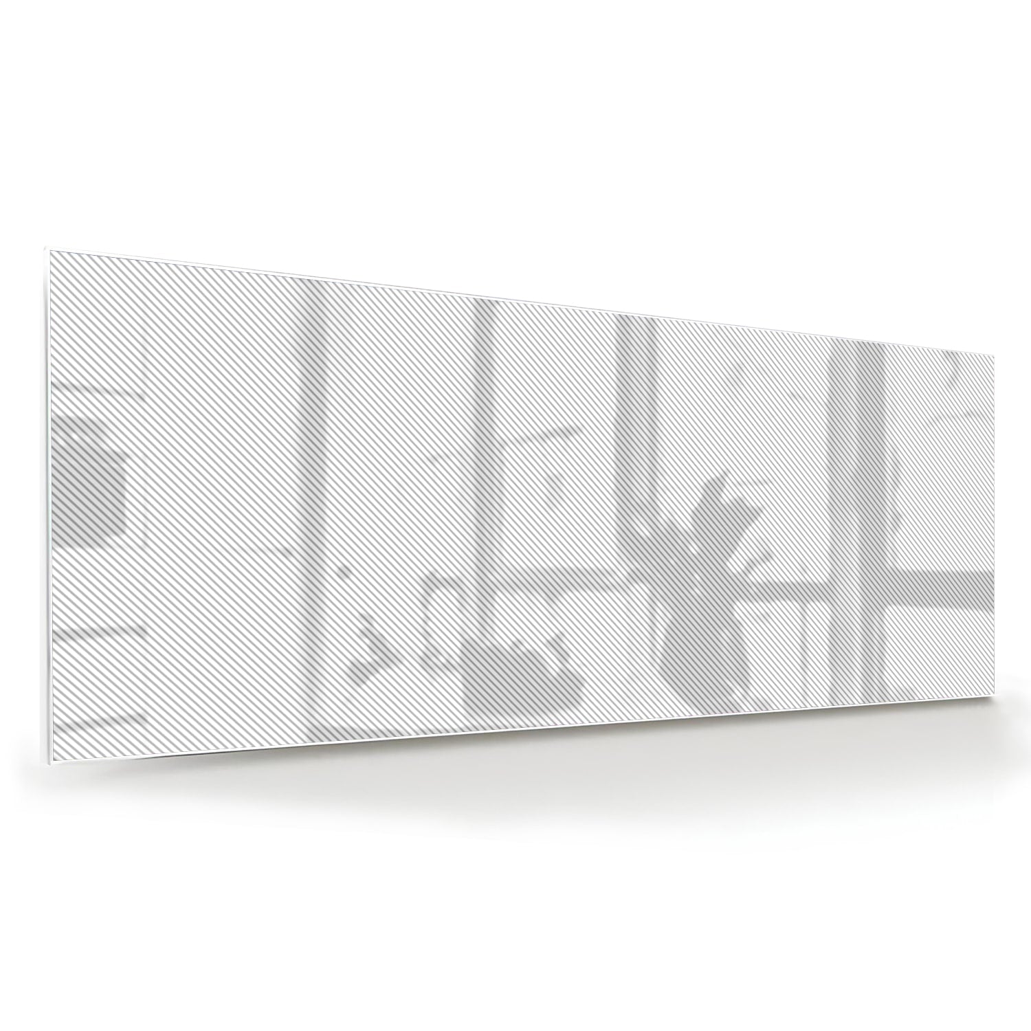 Modernes Glasbild für elegante Wohnräume – Glasbild aus Sicherheitsglas, Größe 60x60