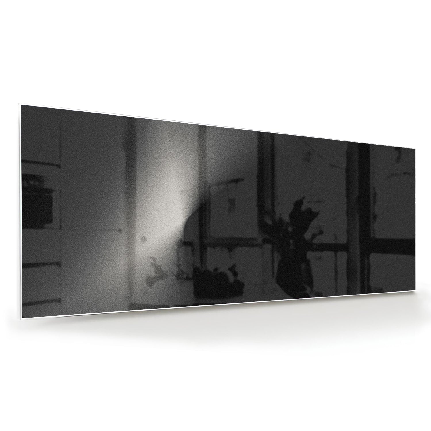 Modernes Glasbild für ein geradliniges Wohnzimmer – Glasbild aus Sicherheitsglas, Größe 60x60