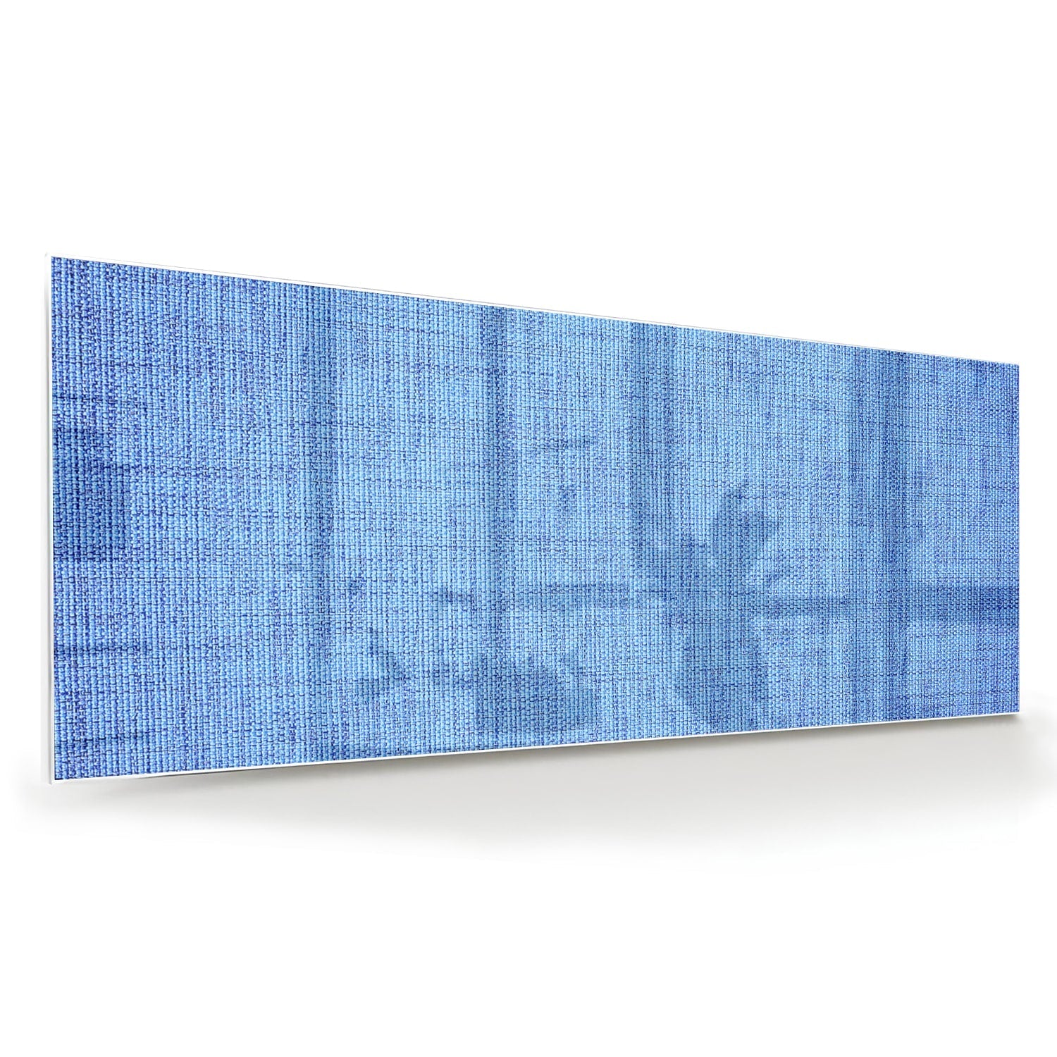 Elegantes blaues Glasbild für moderne Innenräume – Glasbild aus Sicherheitsglas, Größe 60x60