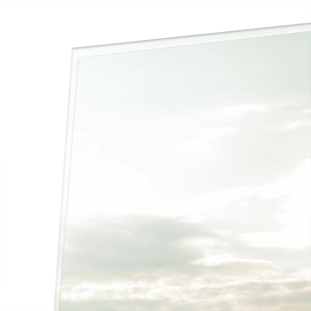 Glasbild mit atemberaubender grüner Wiese – Glasbild aus Sicherheitsglas, Größe 80x60