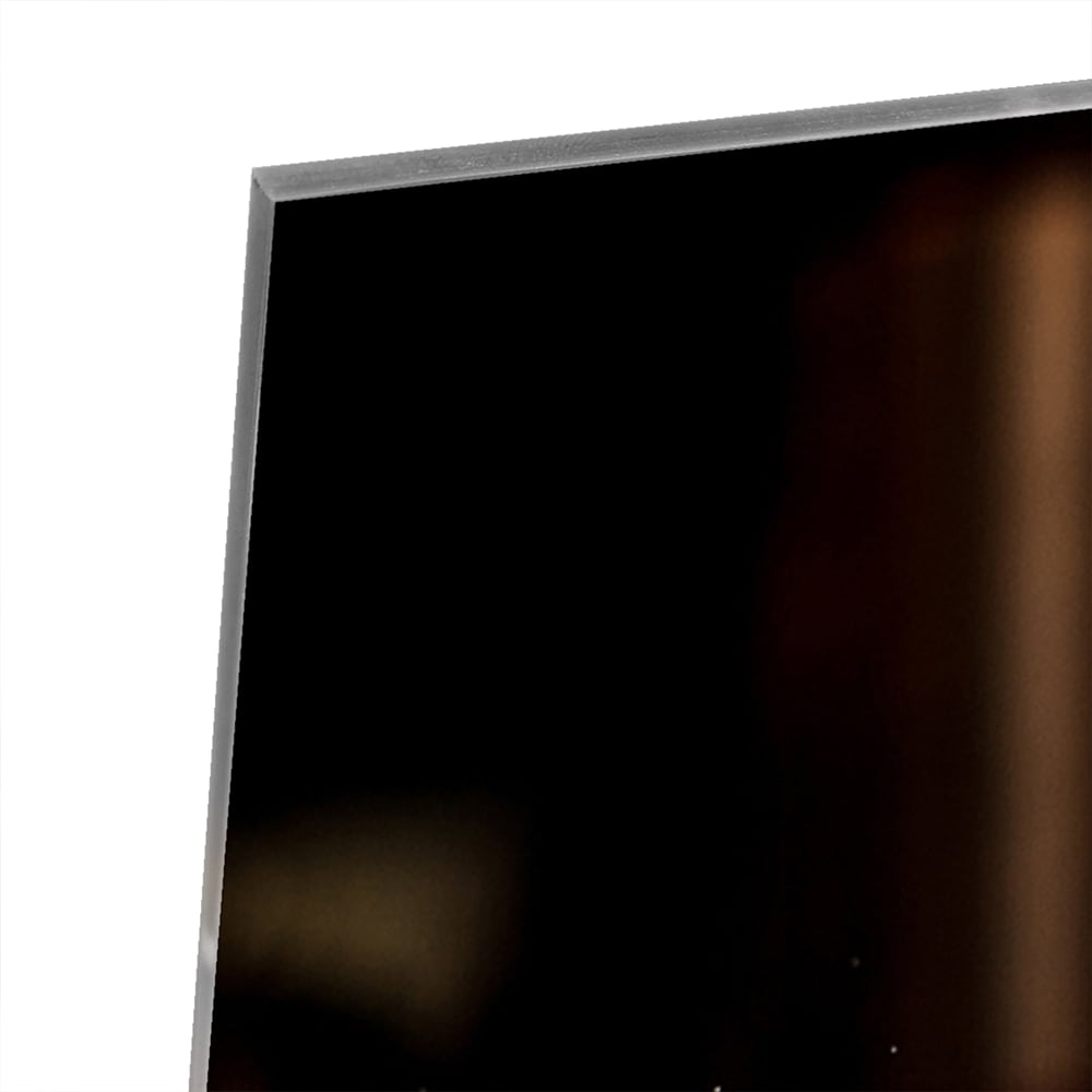 Elegantes Glasbild mit Cocktails in stimmungsvoller Szenerie – Glasbild aus Sicherheitsglas, Größe 80x60
