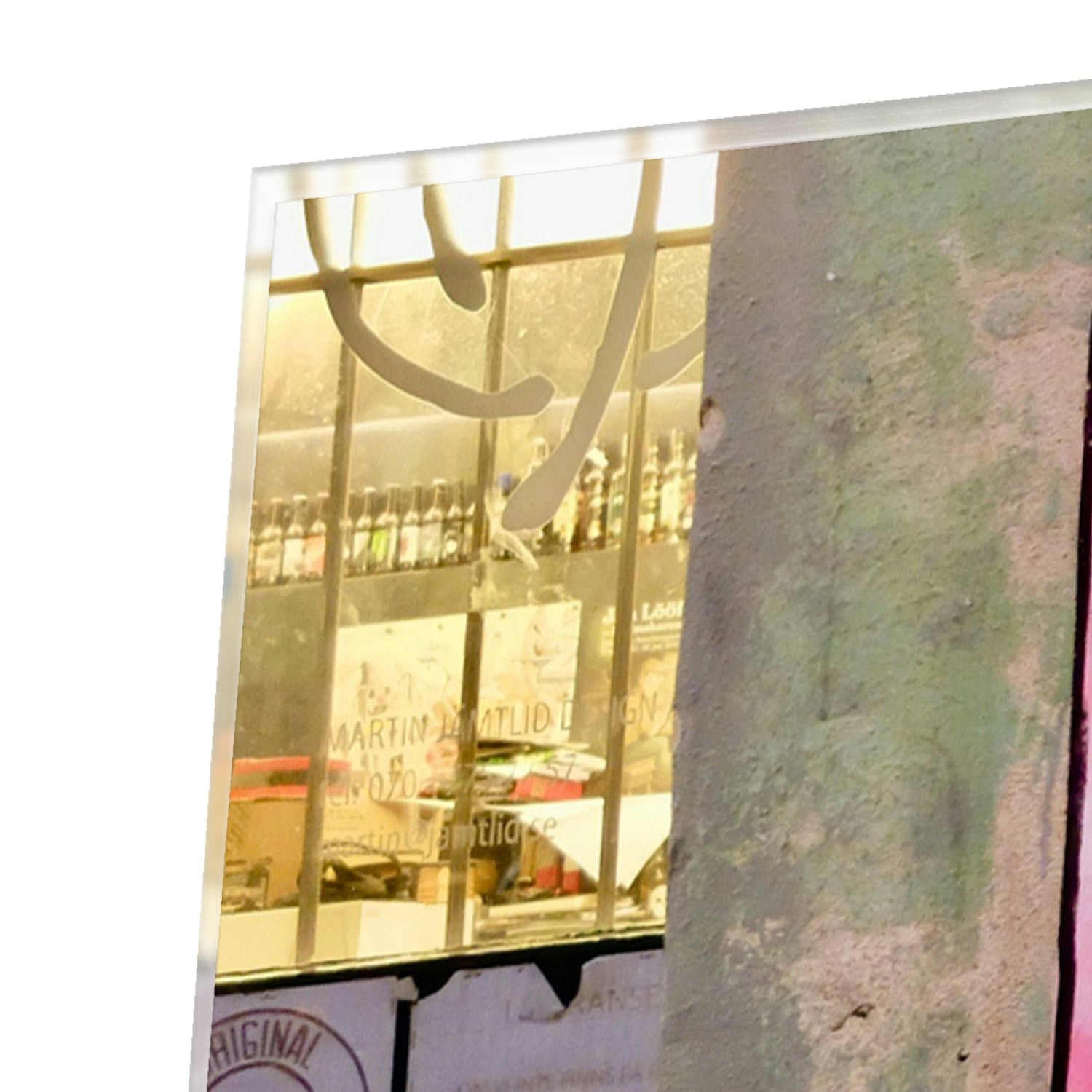 Stilvolles Glasbild: 'Chanel or Die' – Glasbild aus Sicherheitsglas, Größe 80x60