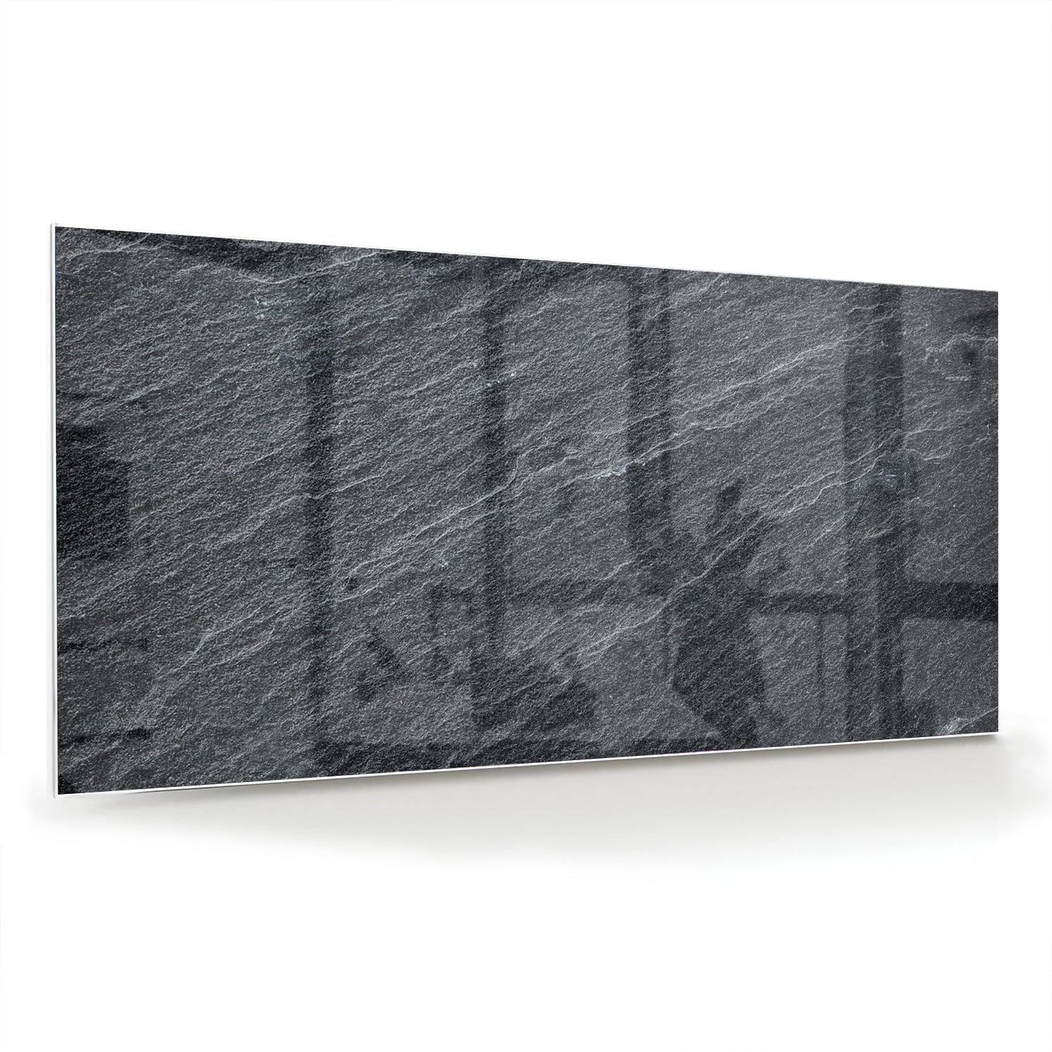 Stilvolles Glasbild mit abstraktem Muster – Glasbild aus Sicherheitsglas, Größe 70x70_rond